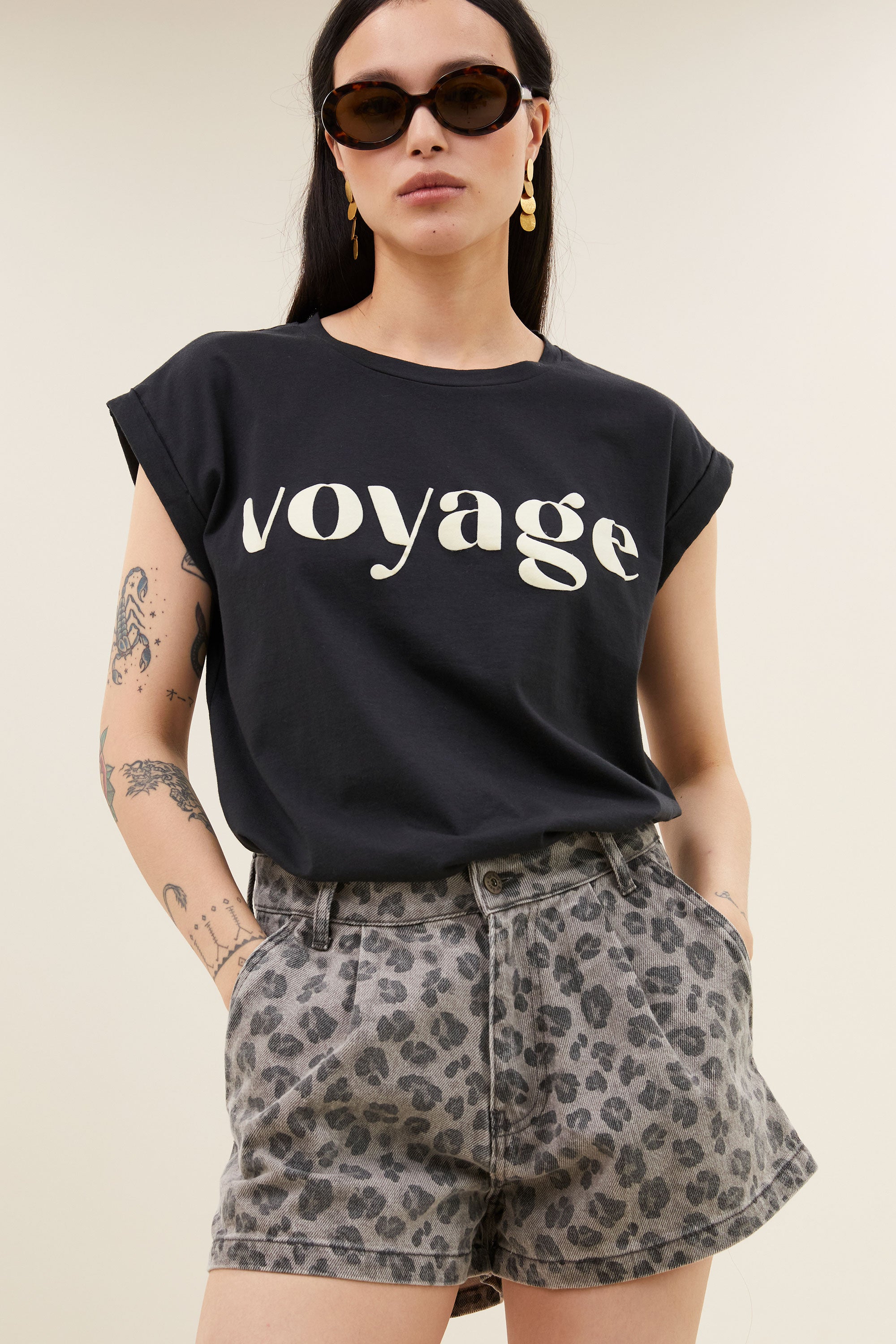 june grey cheetah shorts | grey cheetah