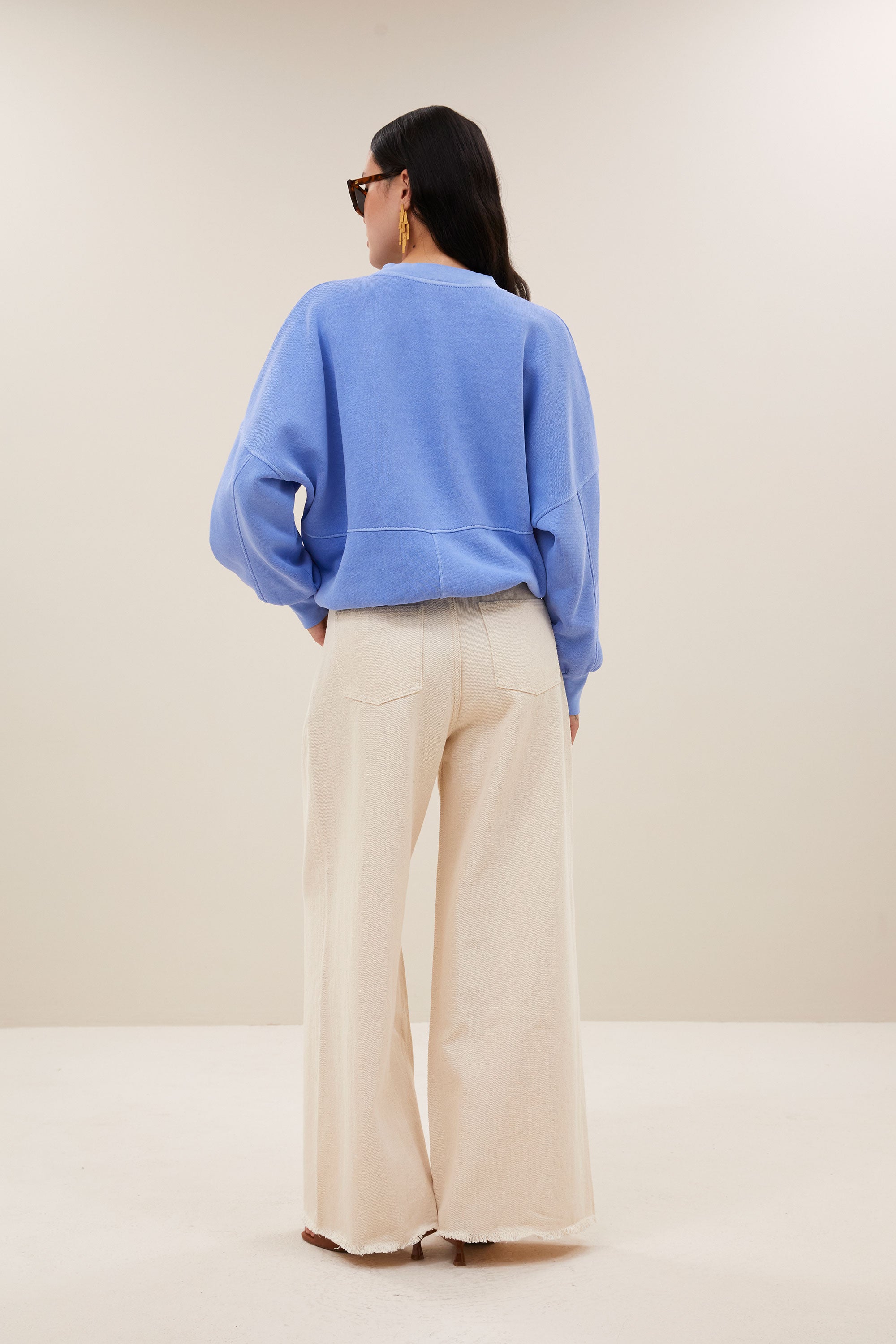 malyn sweater | city blue