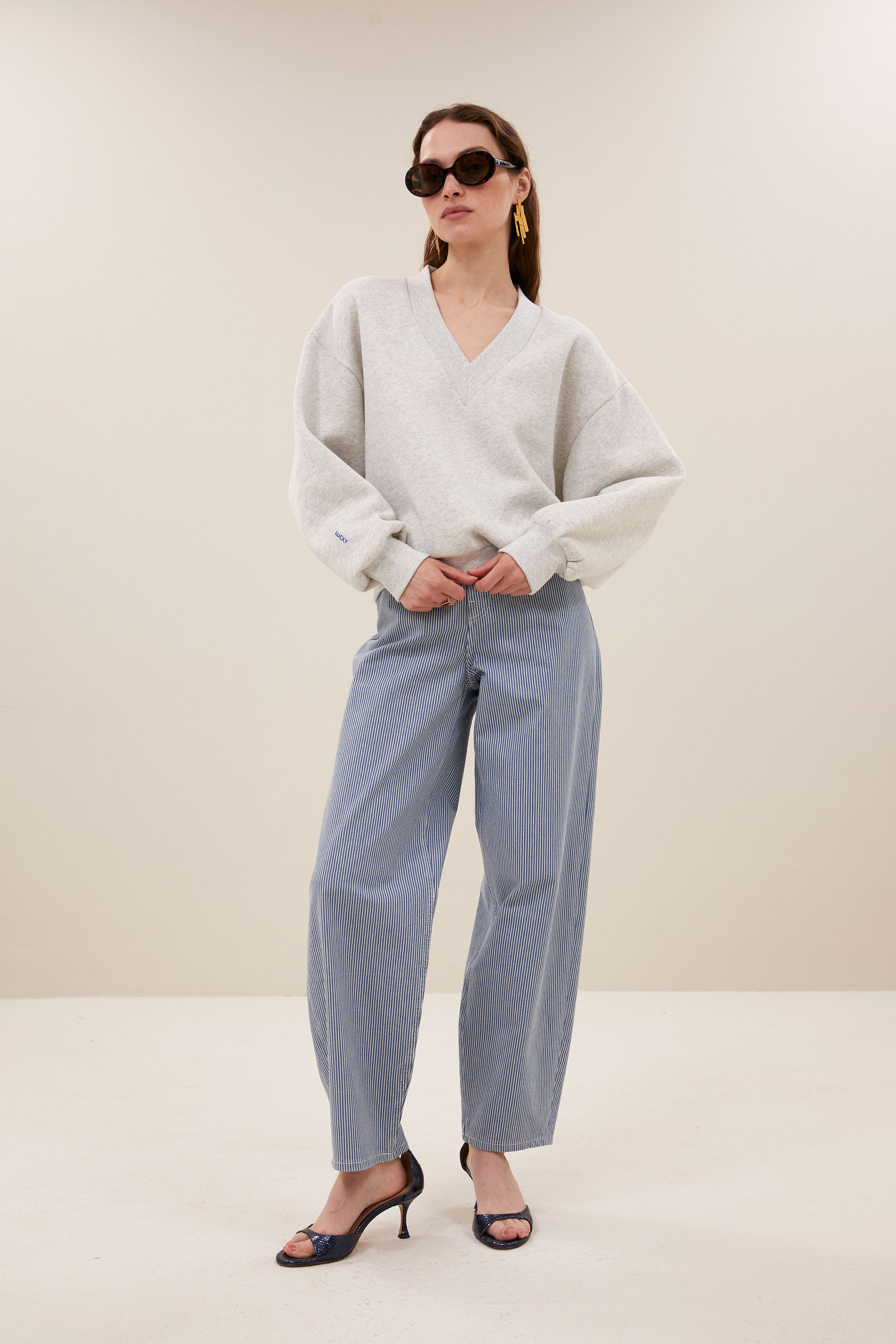 momo sweater | light grey