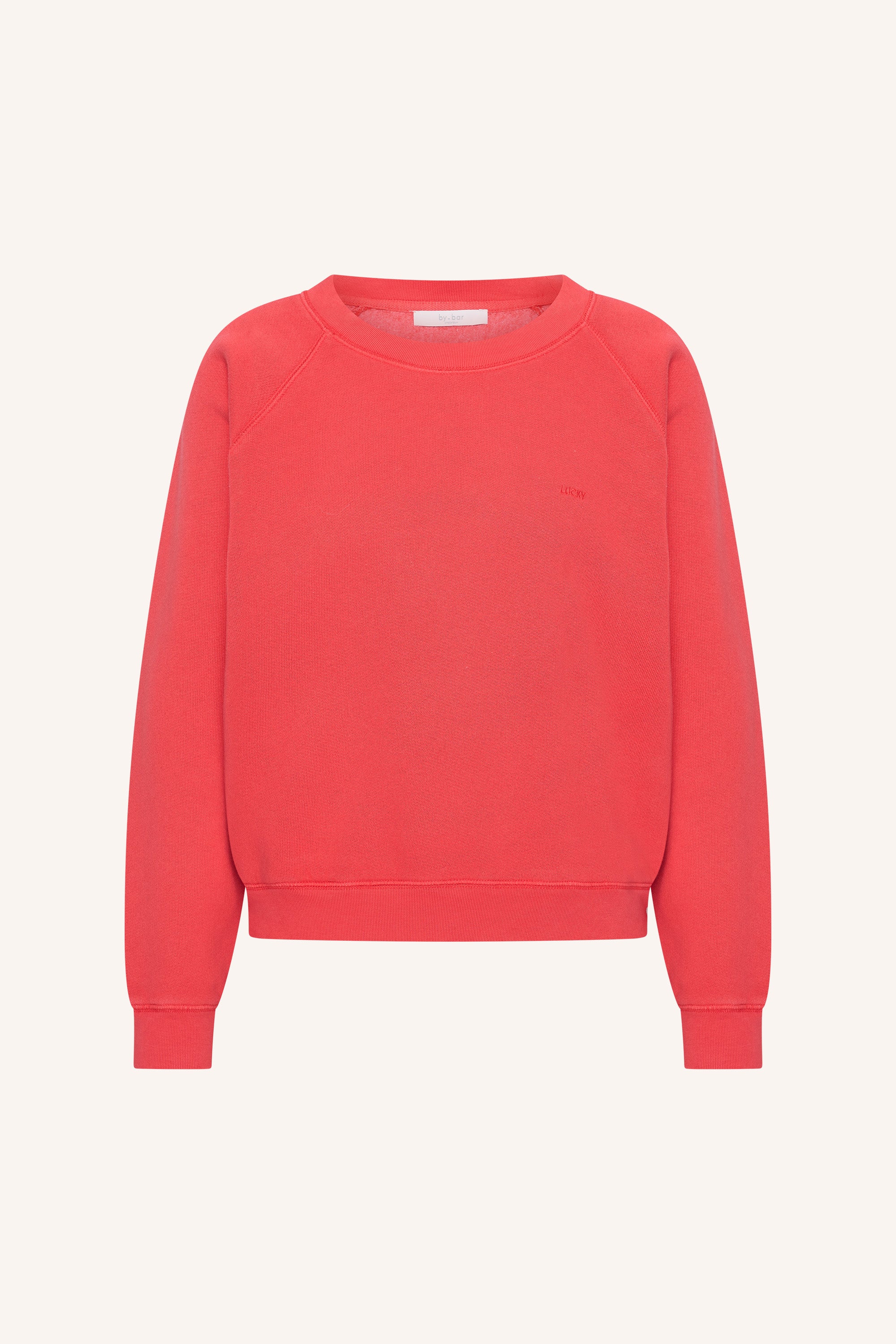 carrie sweater | poppy red