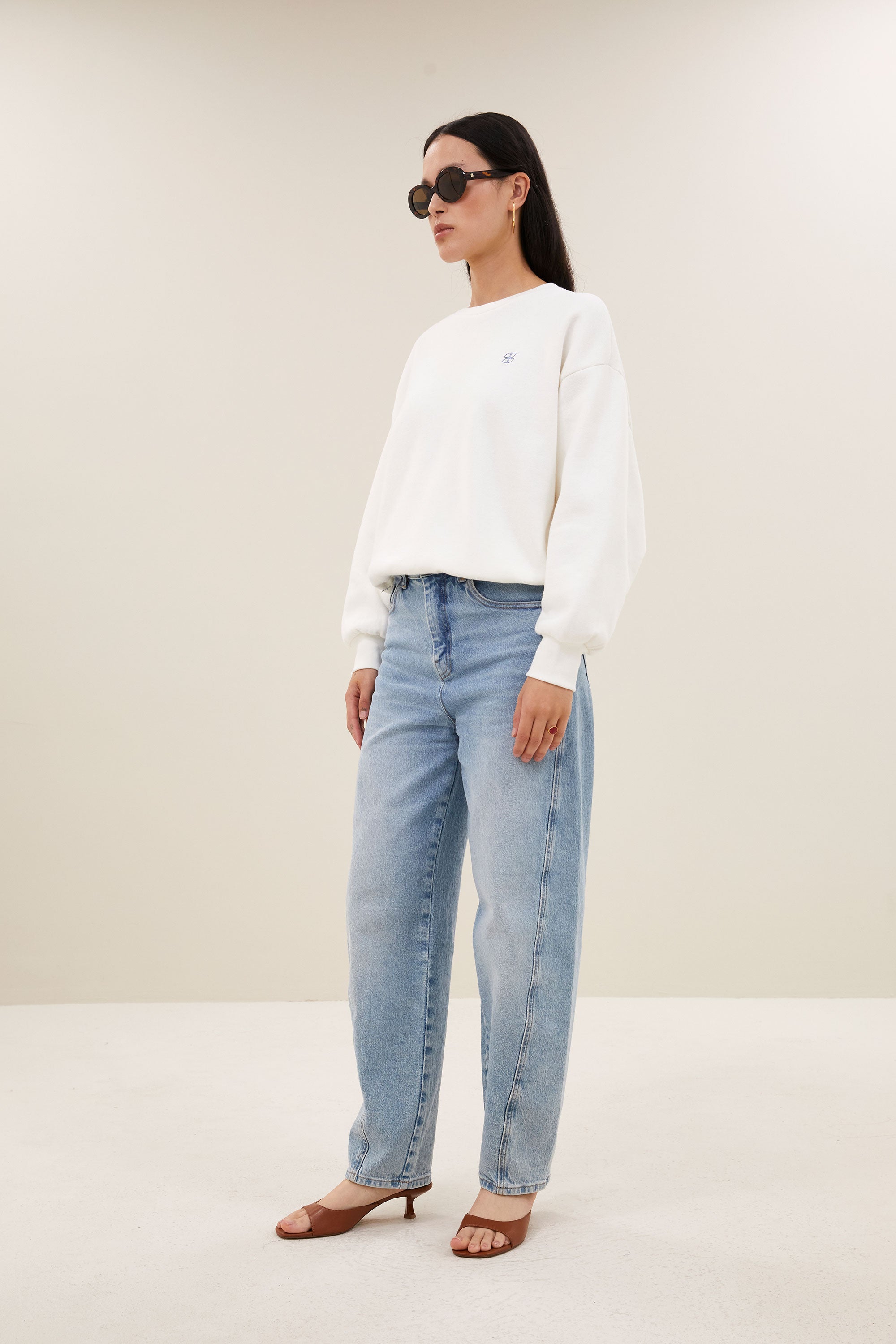 bibi lucky everyday sweater | off white