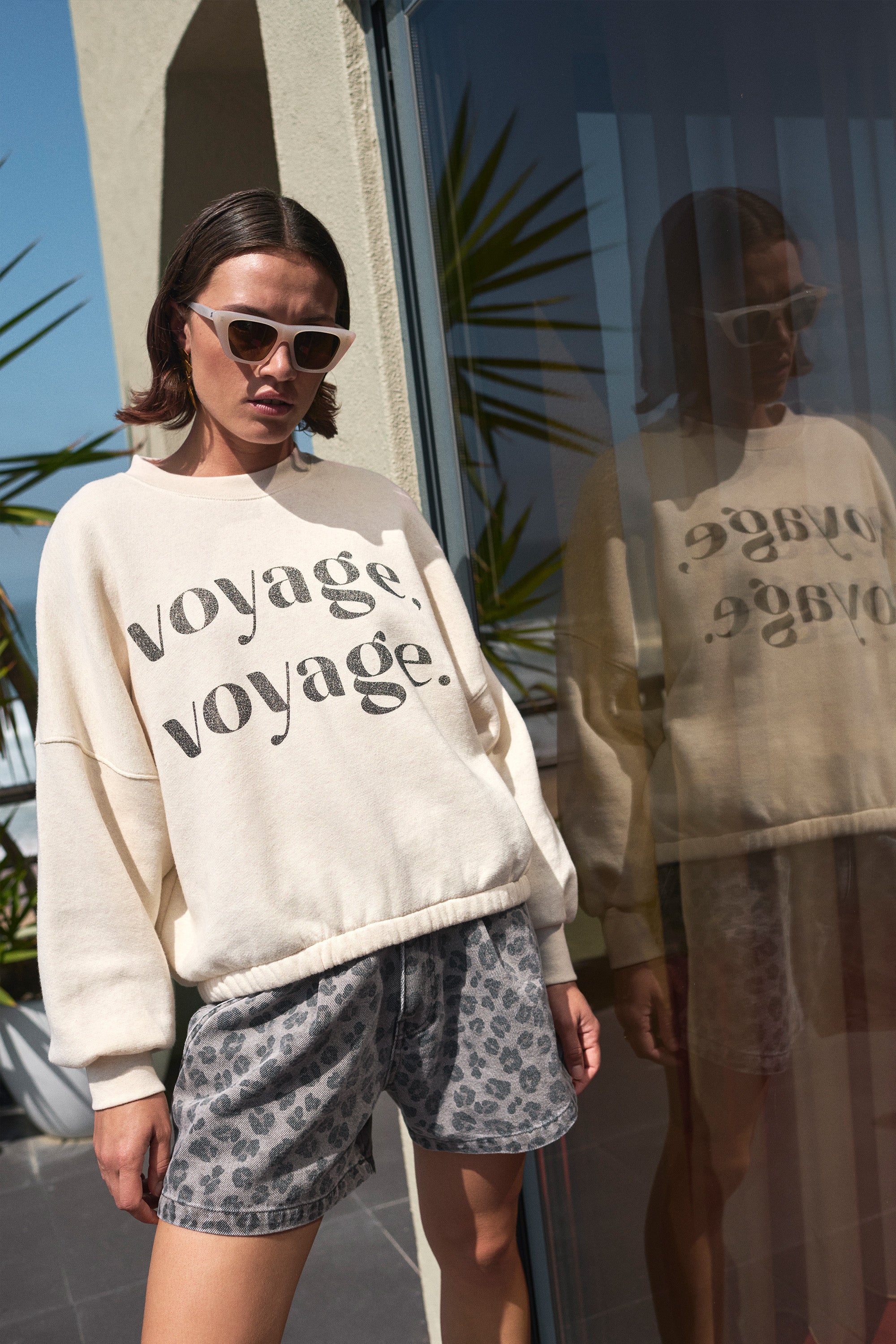 malyn voyage sweater | oyster melee
