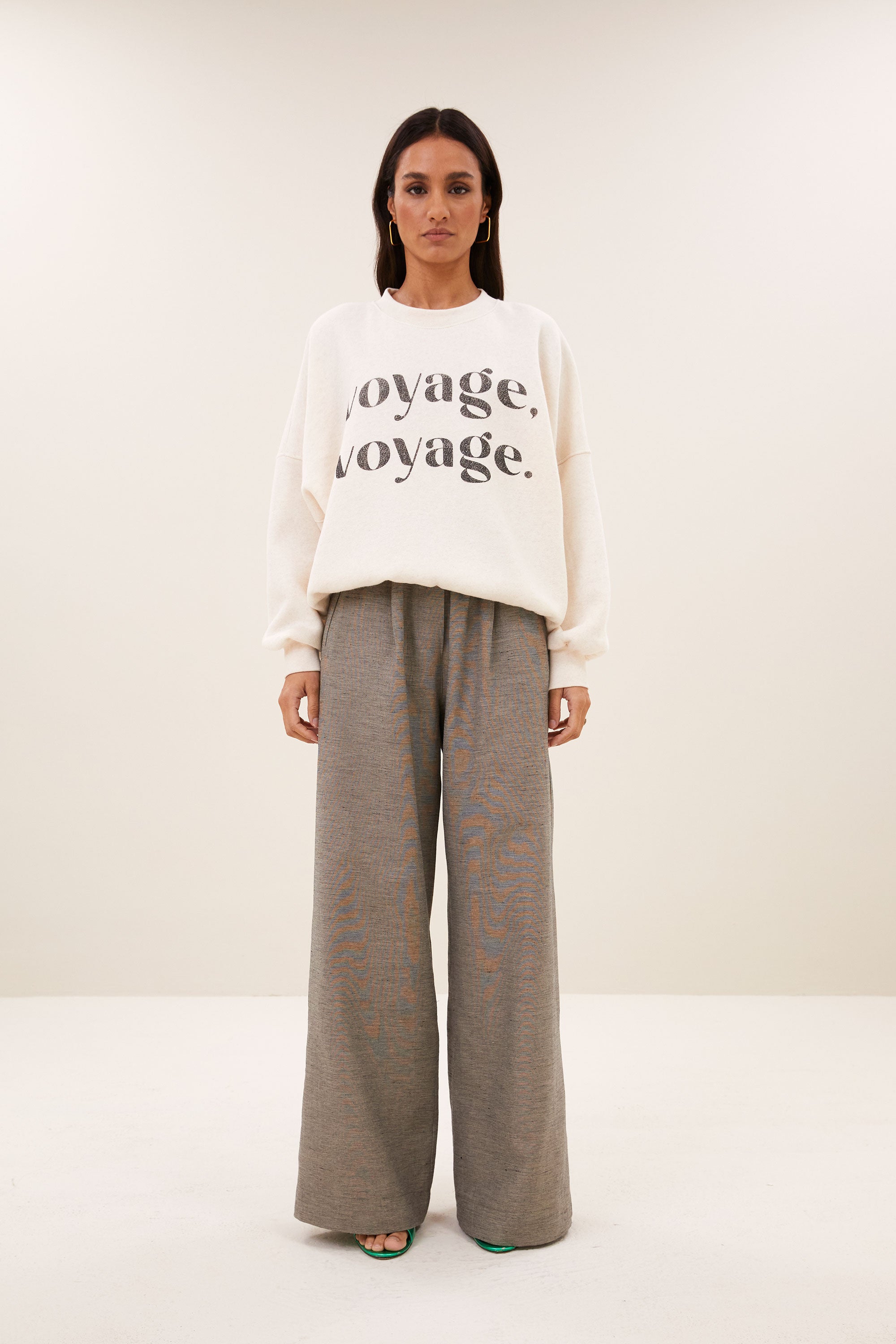 malyn voyage sweater | oyster melee