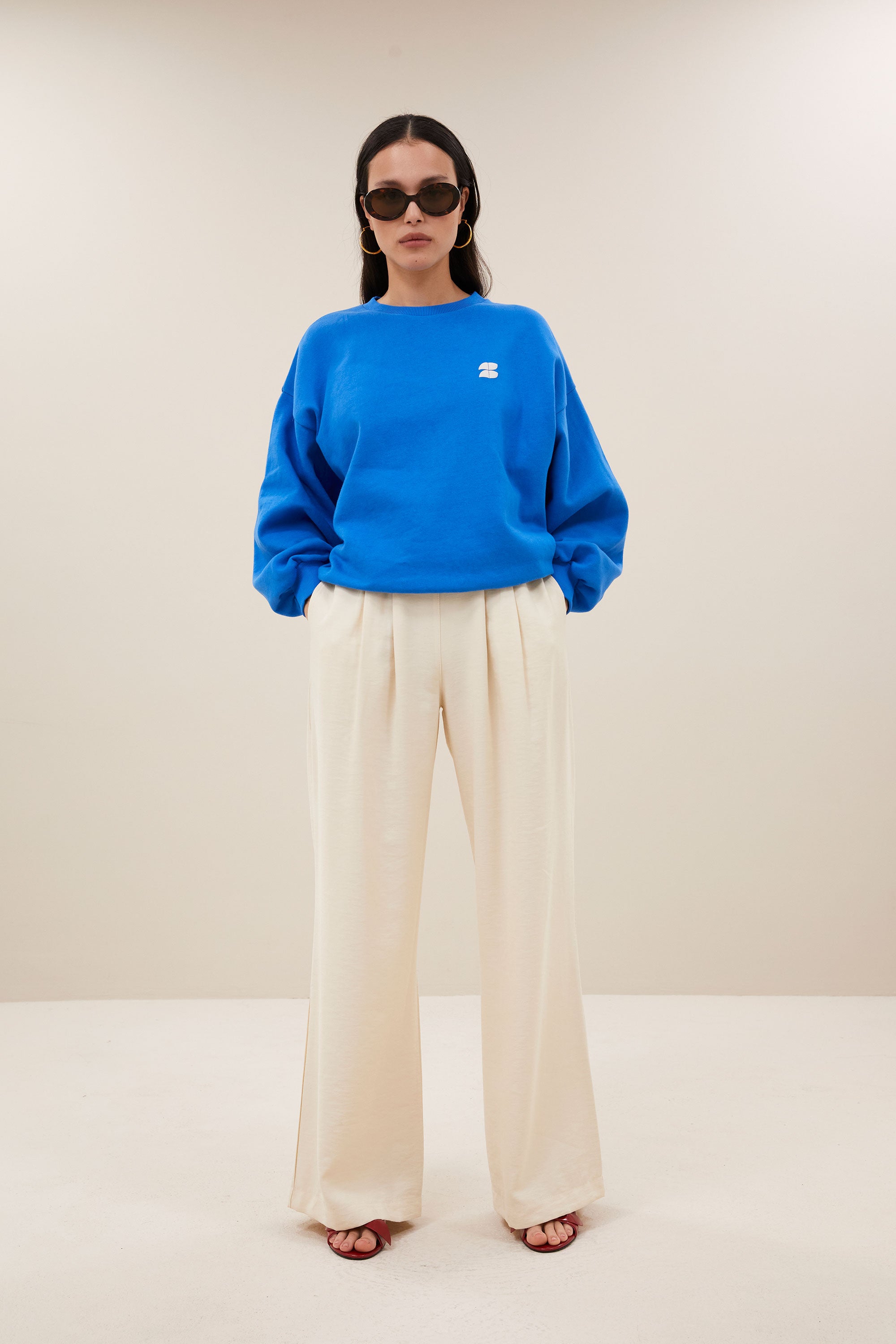 bibi dictionary sweater | french blue