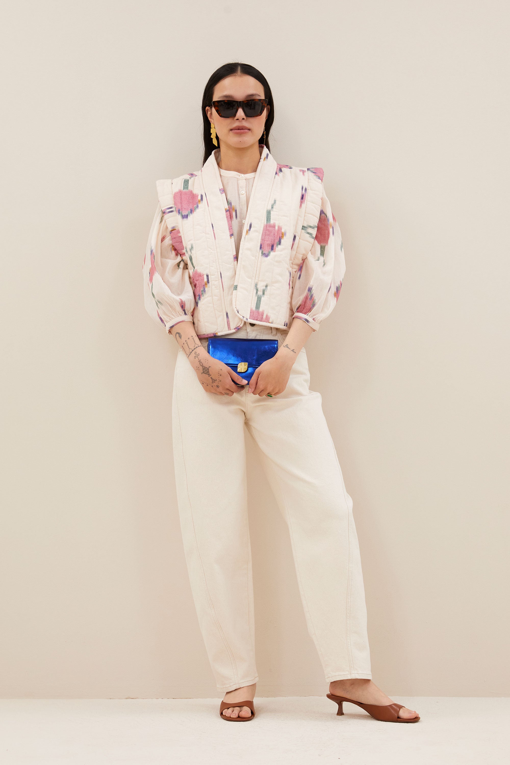 isla ikat jacket | spring ikat