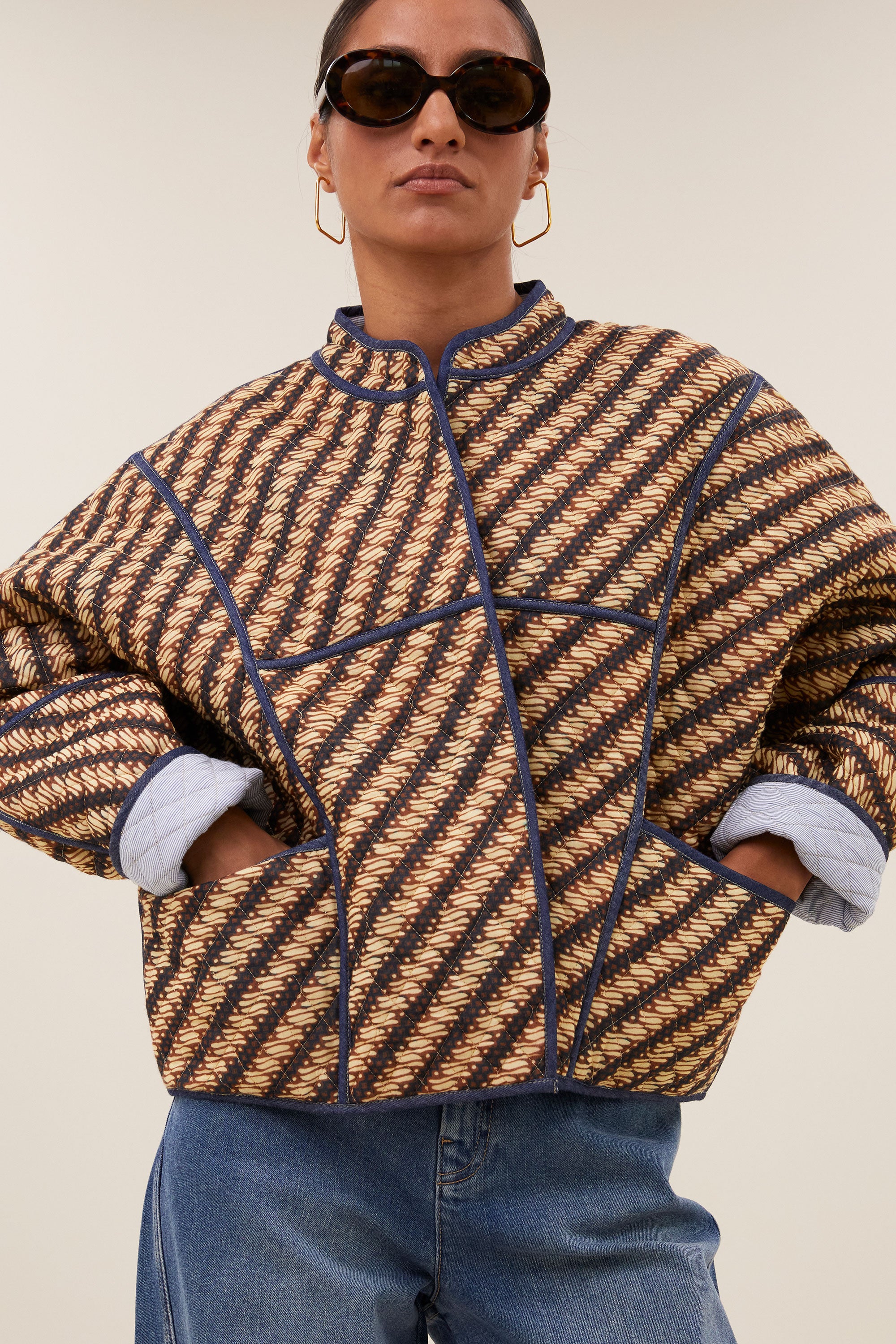 blossom manilla jacket | manilla print