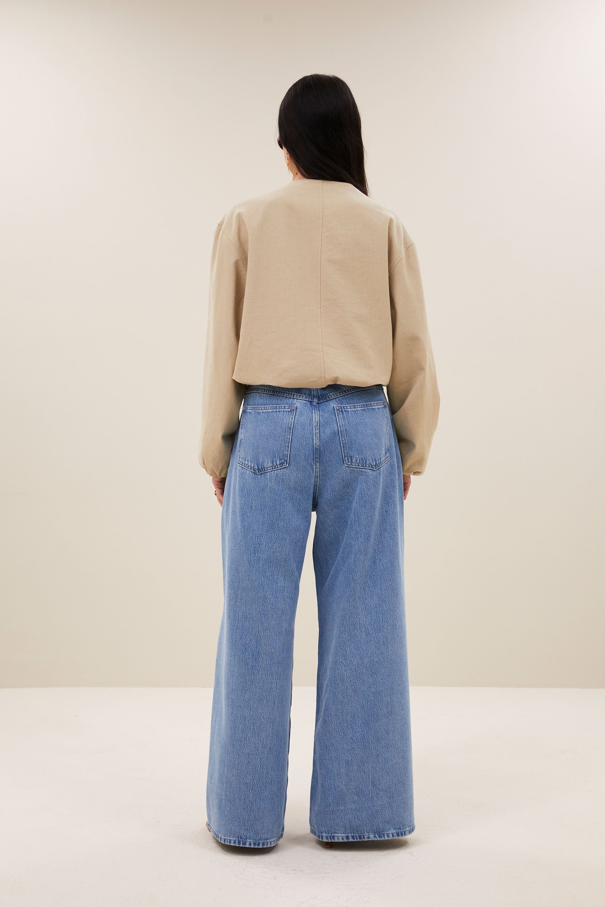 maggie canvas jacket | dark sand