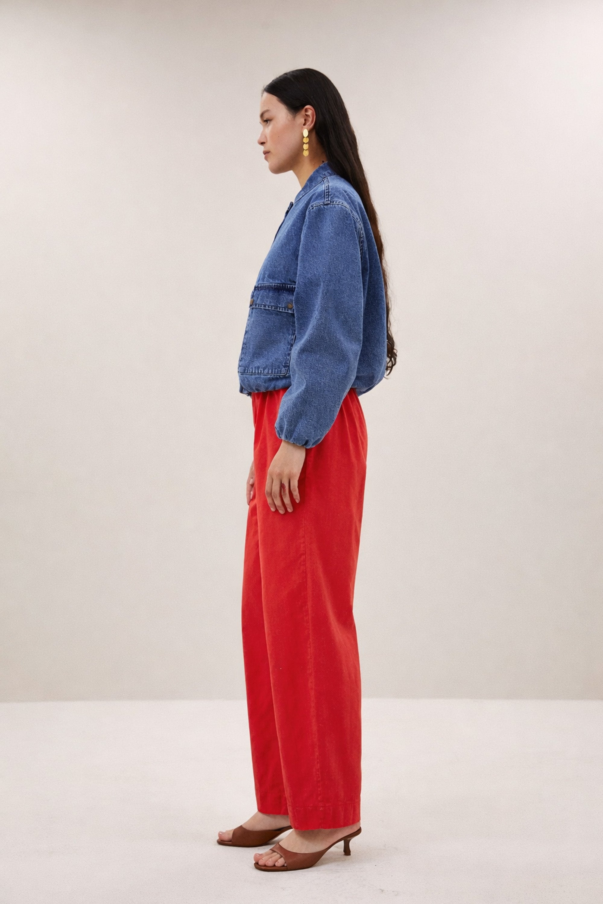 maggie denim jacket | mid denim