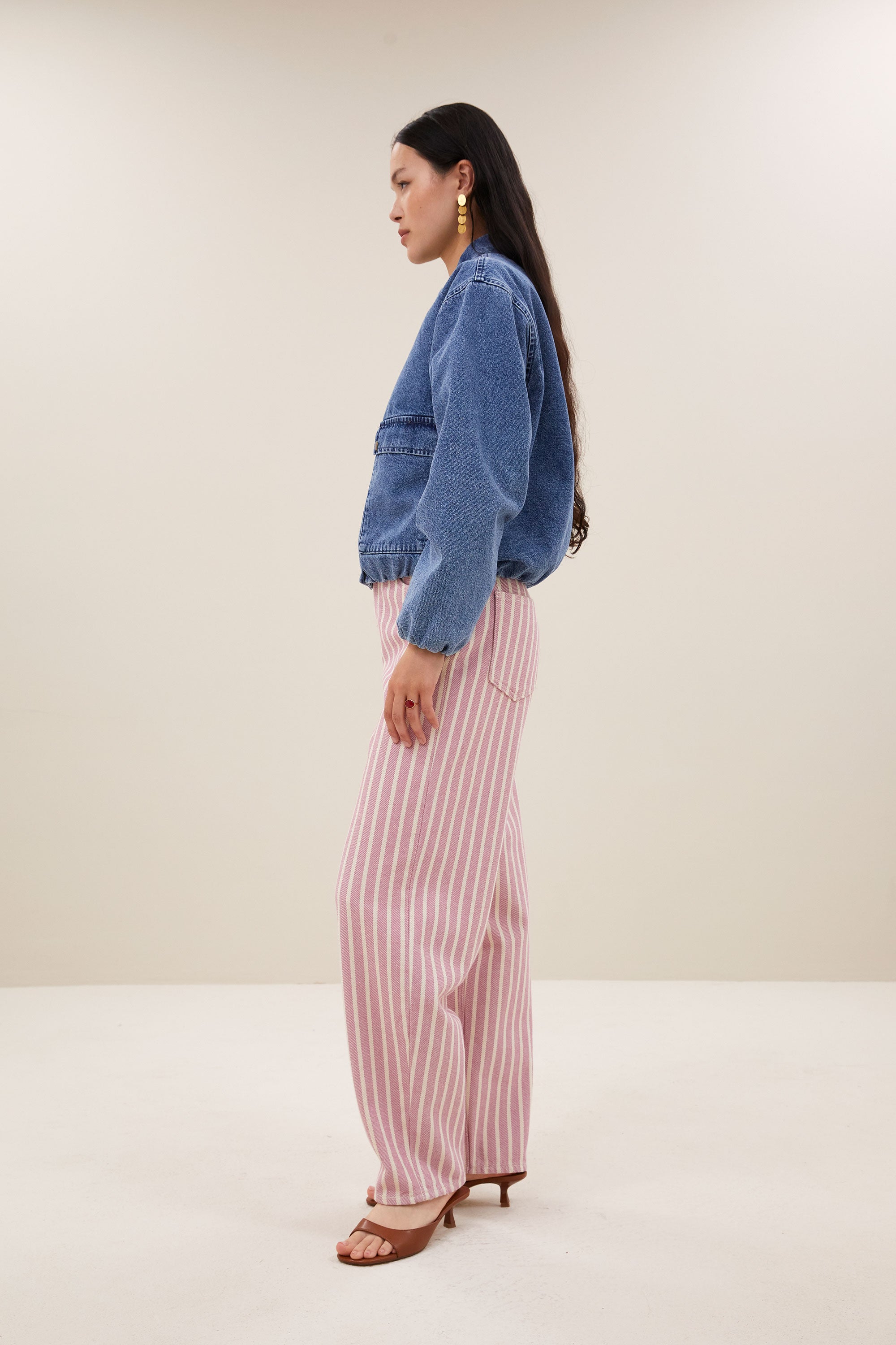 maggie denim jacket | mid denim