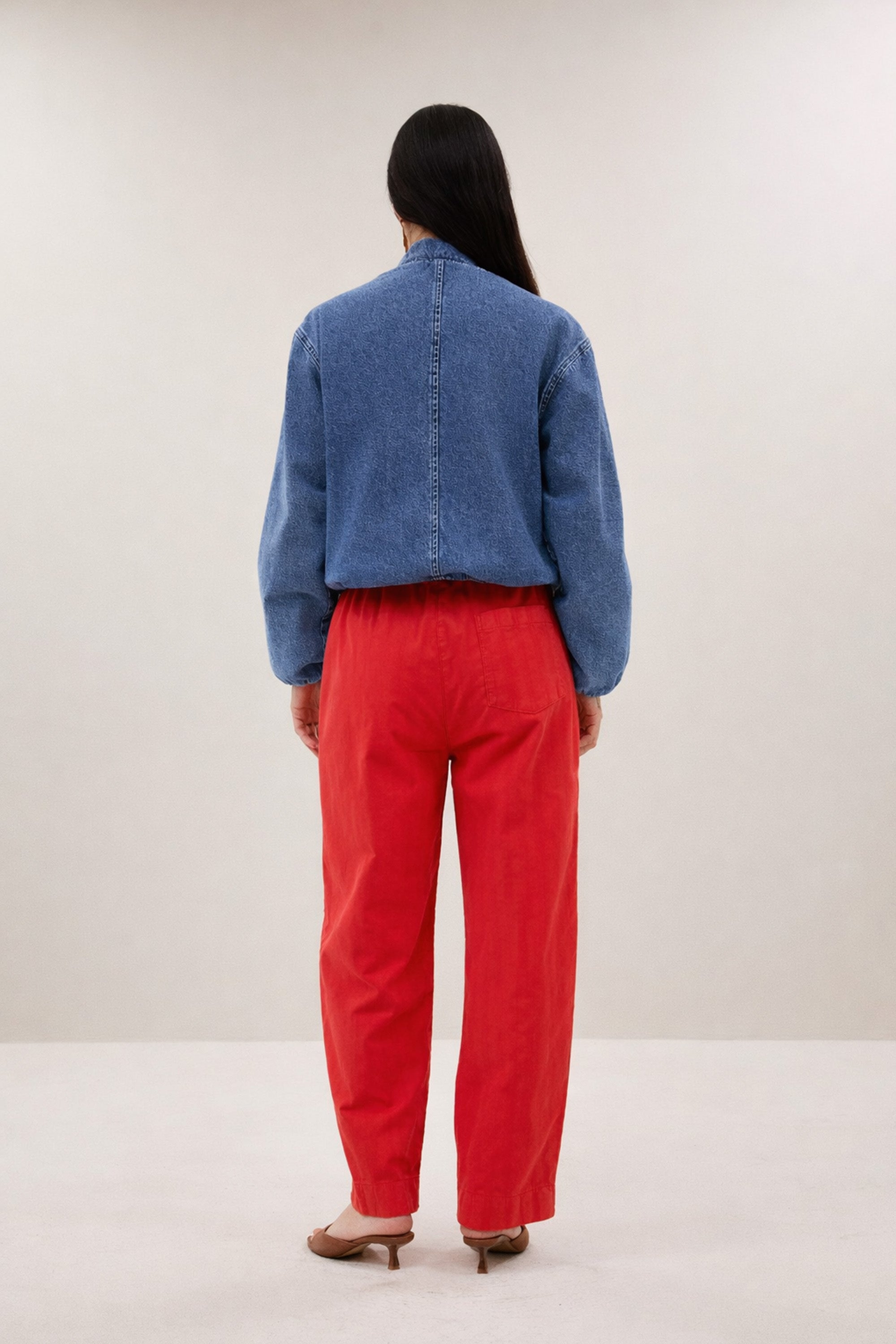 maggie denim jacket | mid denim