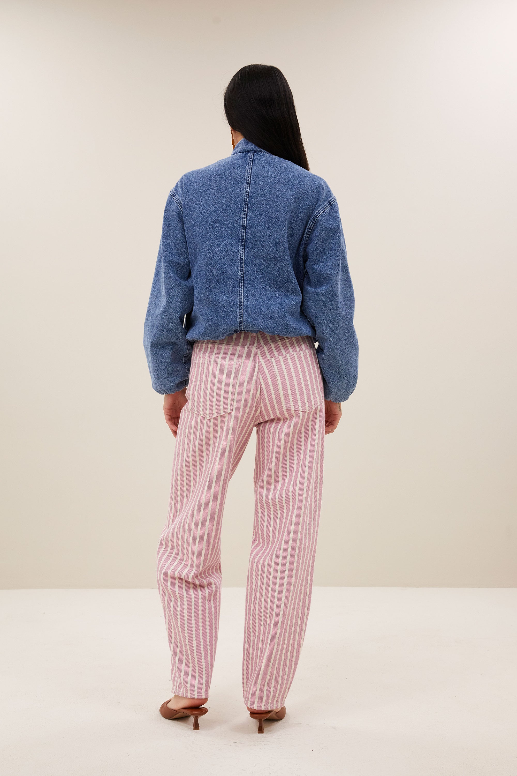 maggie denim jacket | mid denim