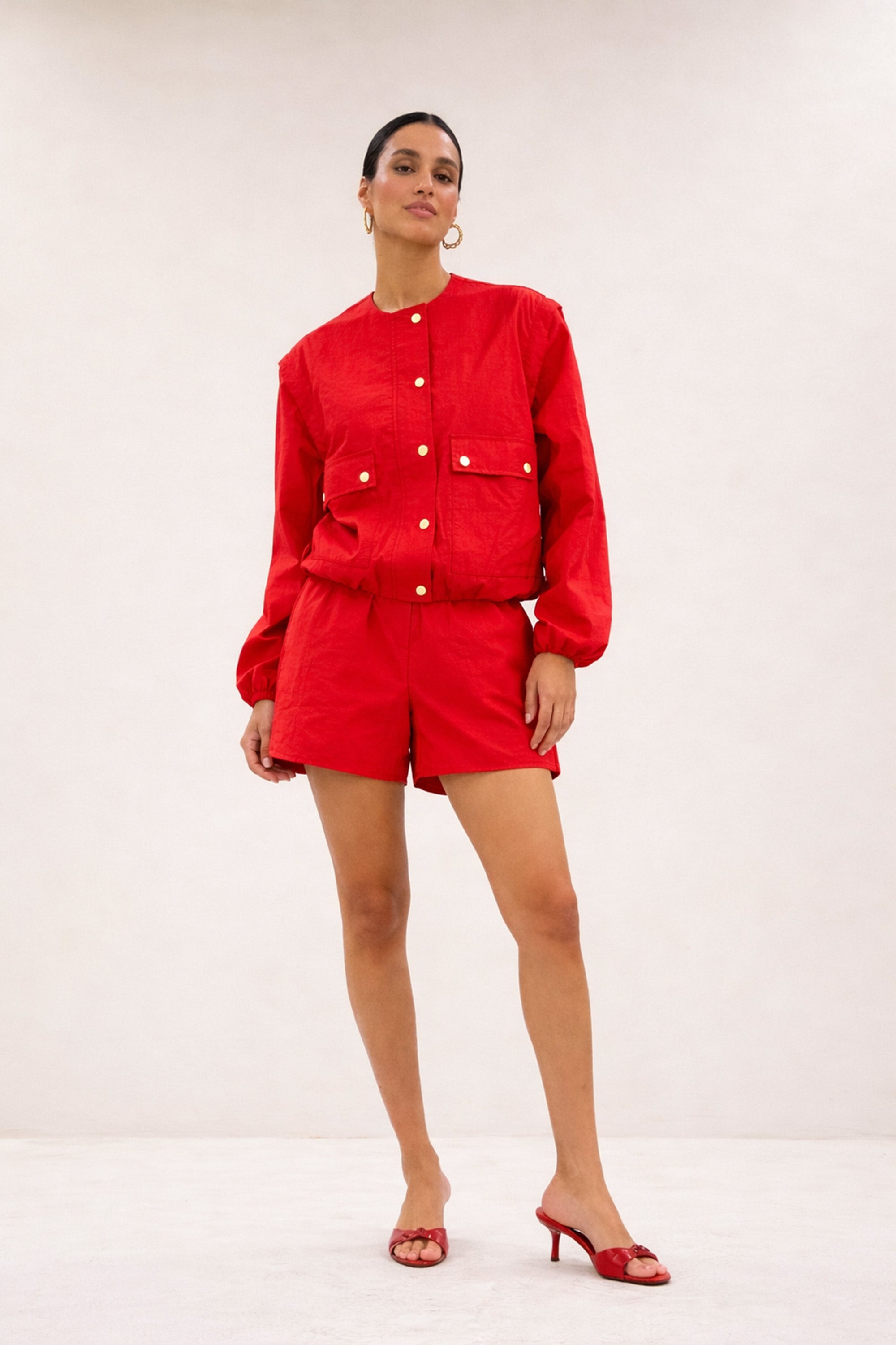 lio shorts | red