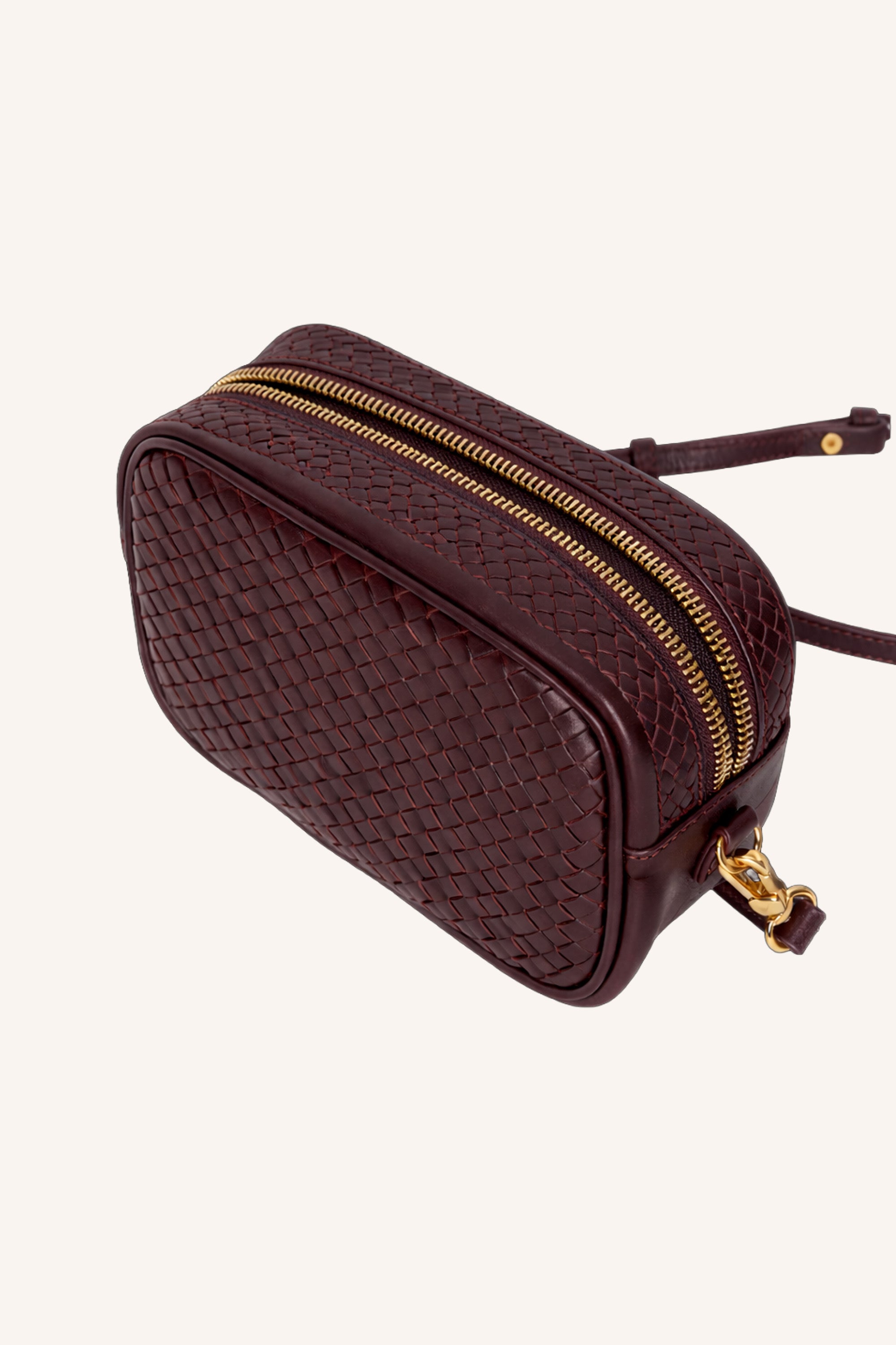 kelsey braided bag | chocolate