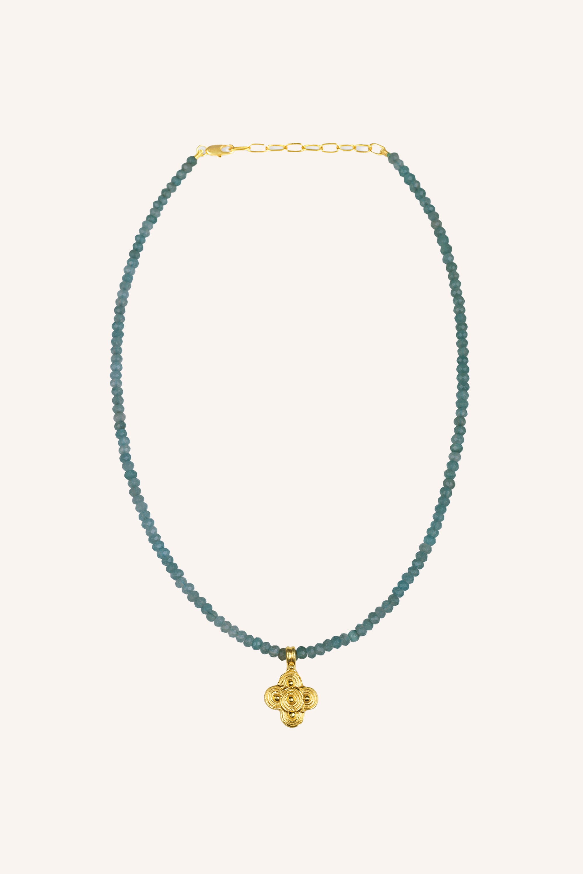 jules sea necklace | sea blue