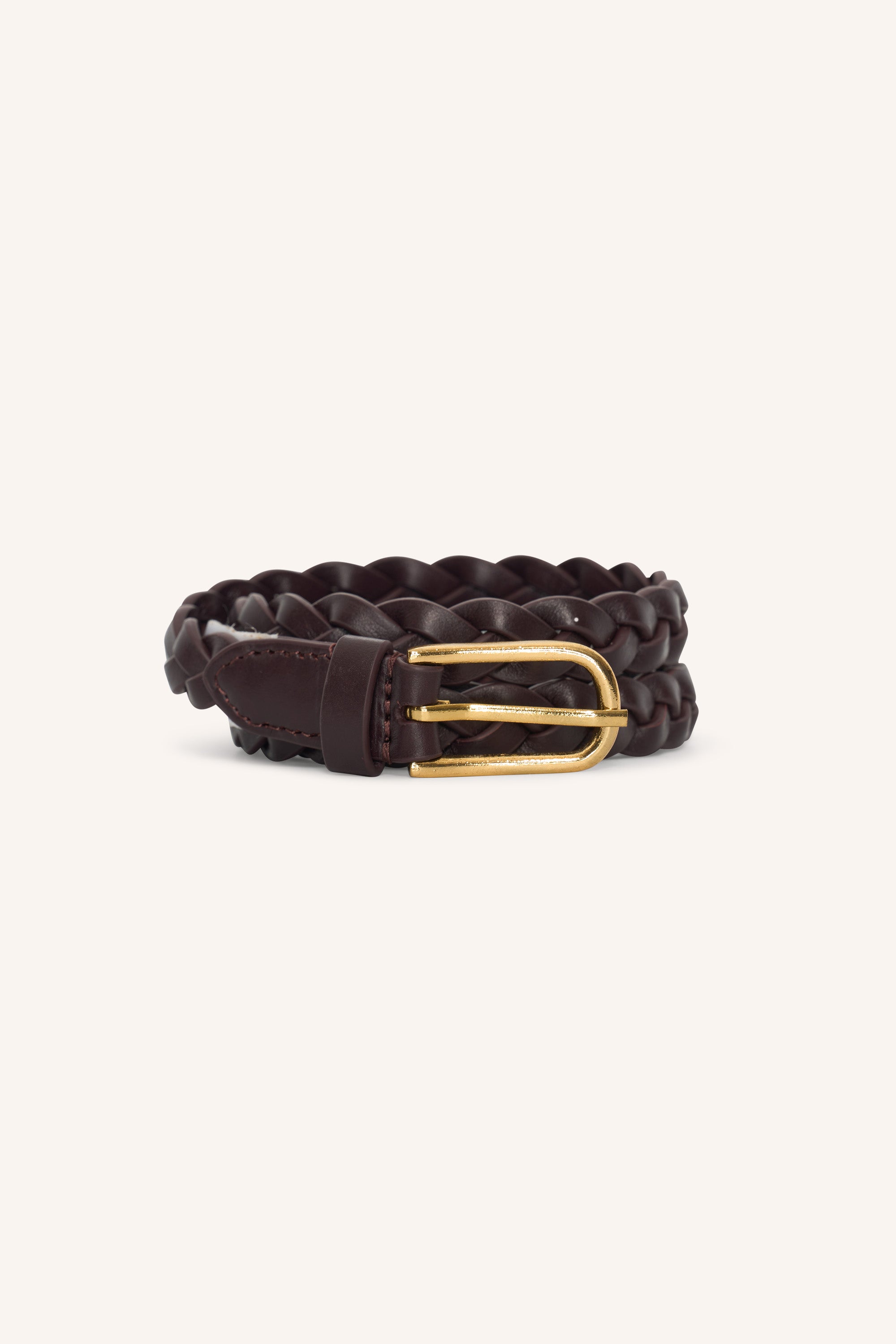 luna braided belt | chocolate