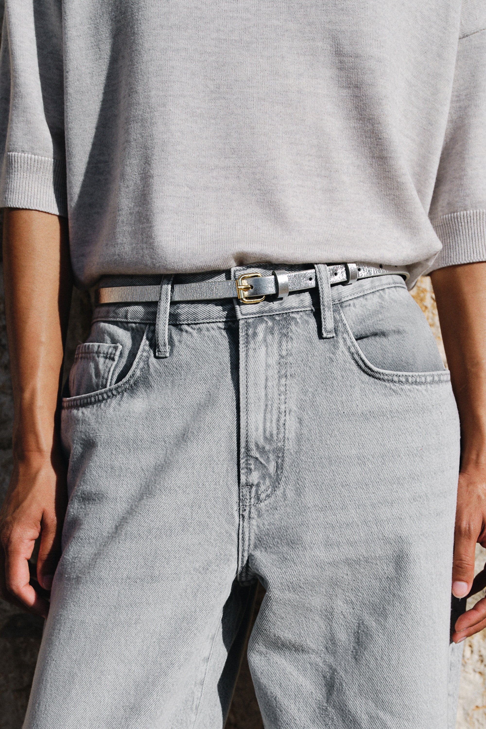 julie silver belt | silver