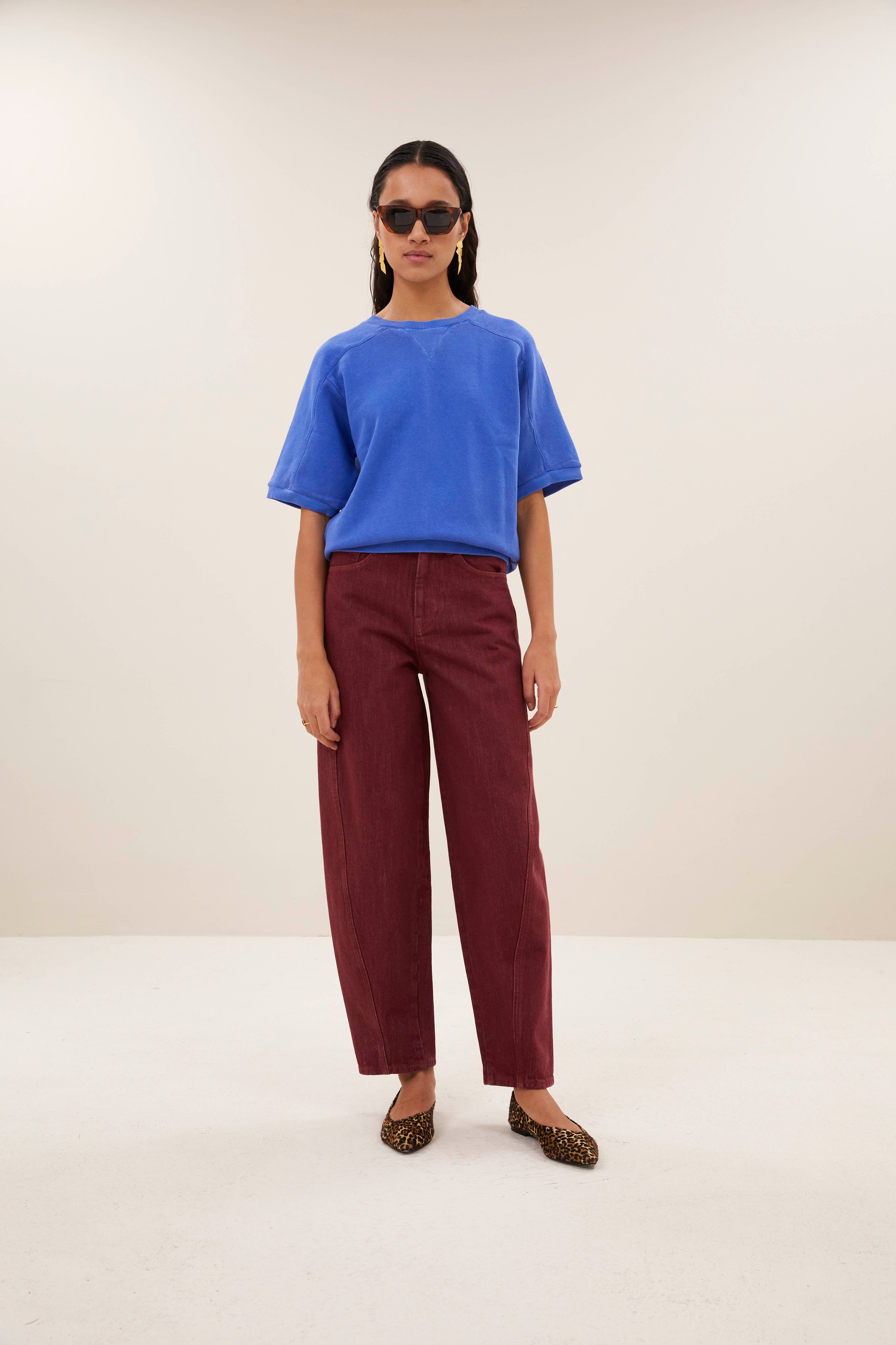 top-gina top azul blue-by-bar-achteraanzicht