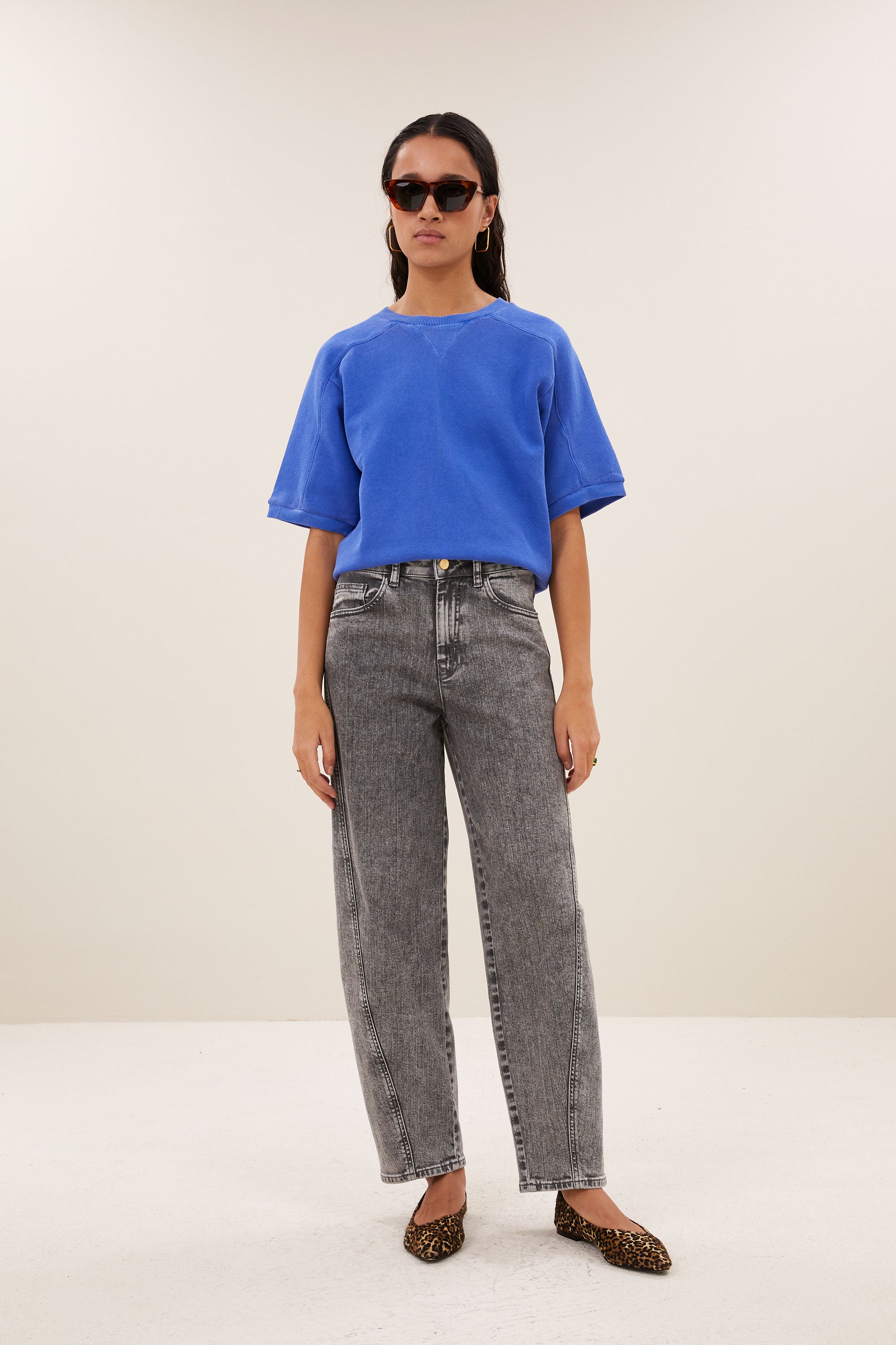 gina top | azul blue