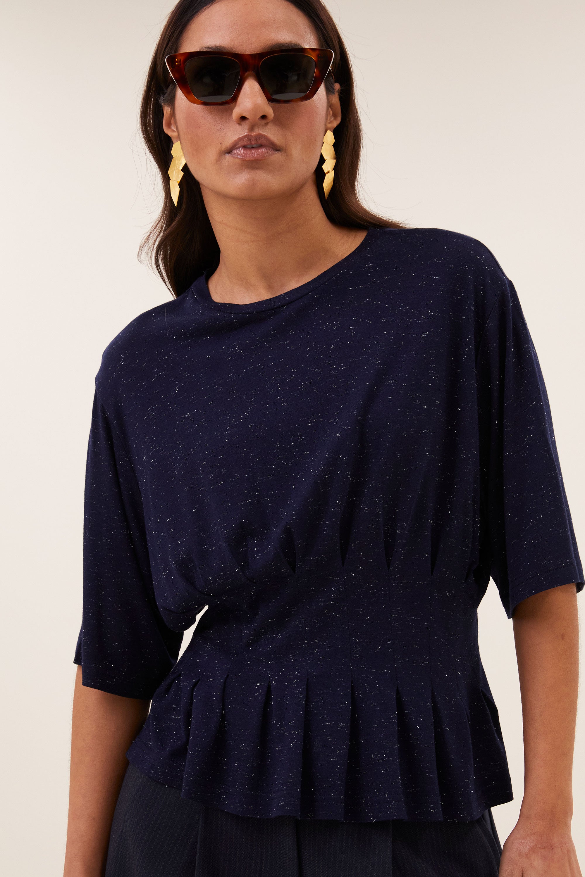 diva sparkle top | night sky