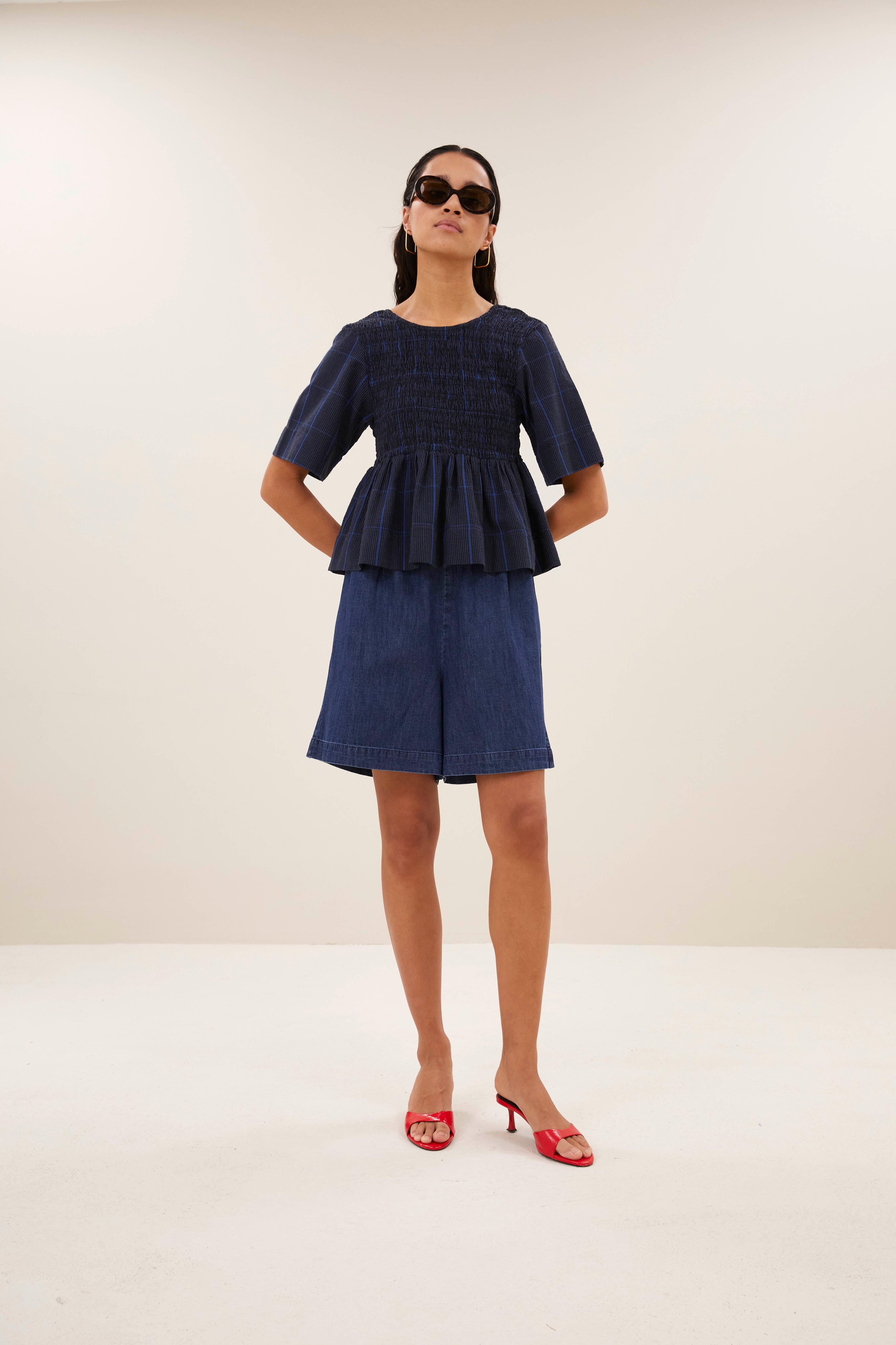 top-runa check top blue checks-by-bar-sfeerbeeld