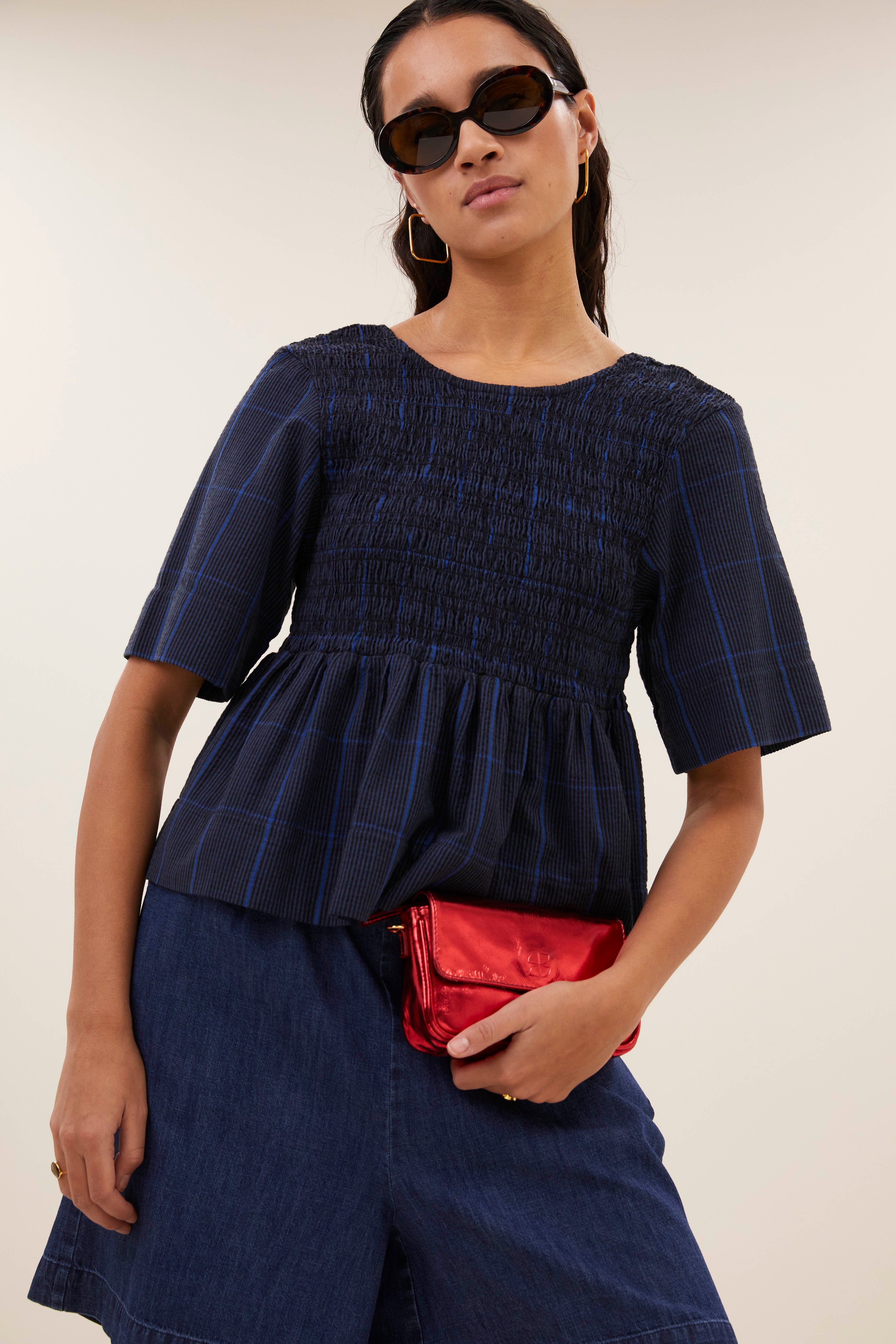top-runa check top blue checks-by-bar-achteraanzicht