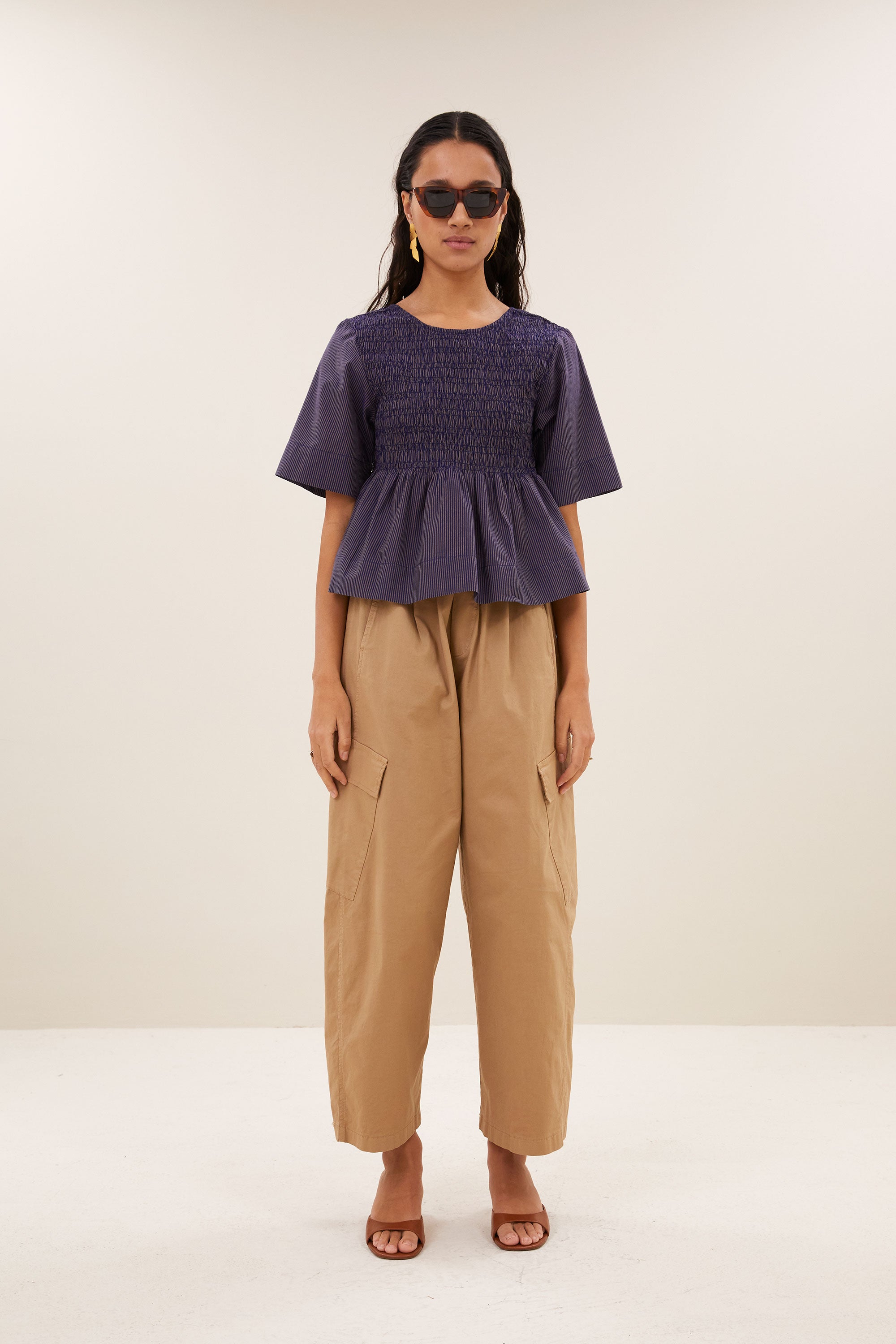runa stripe top | tulsi stripe