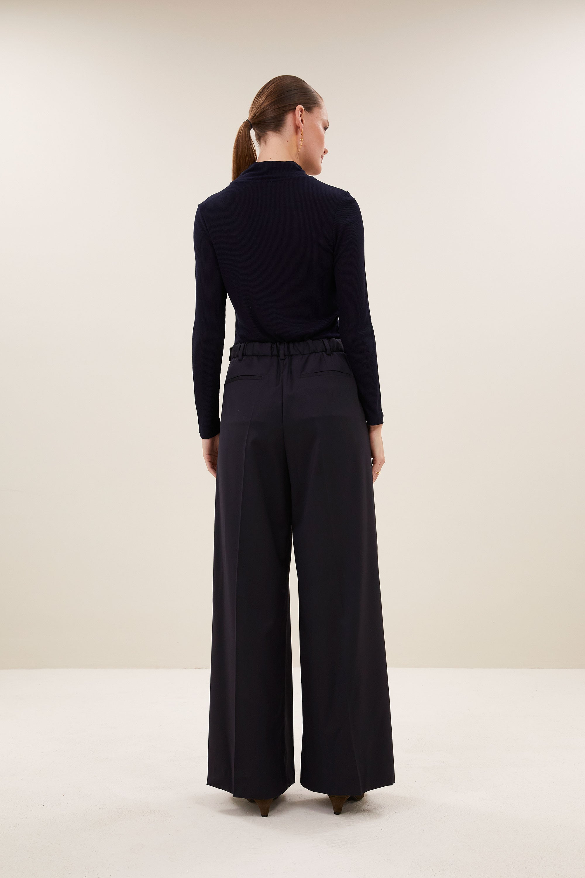 basic ls turtle rib top | night sky
