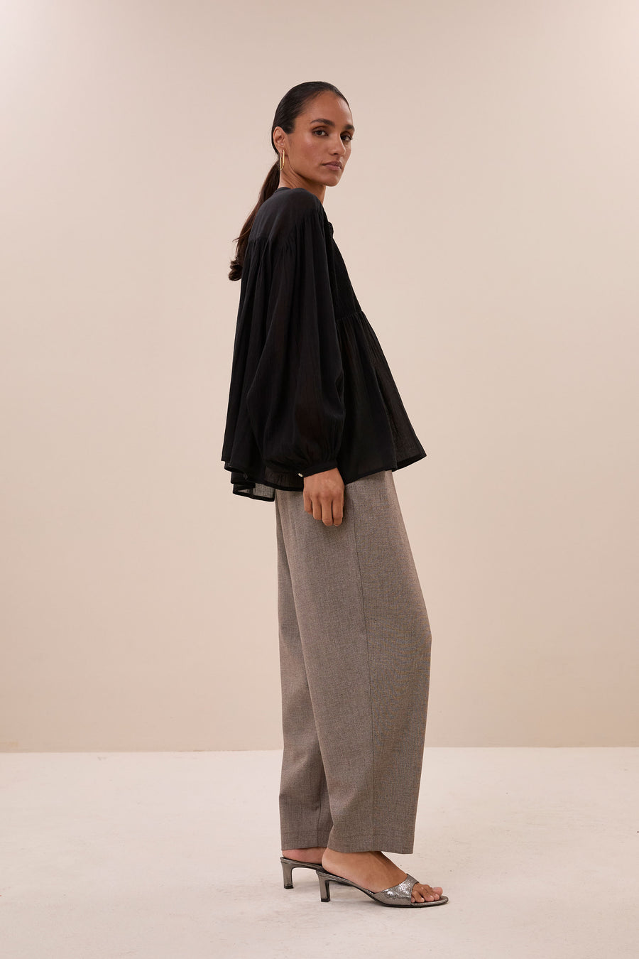mine blouse | black