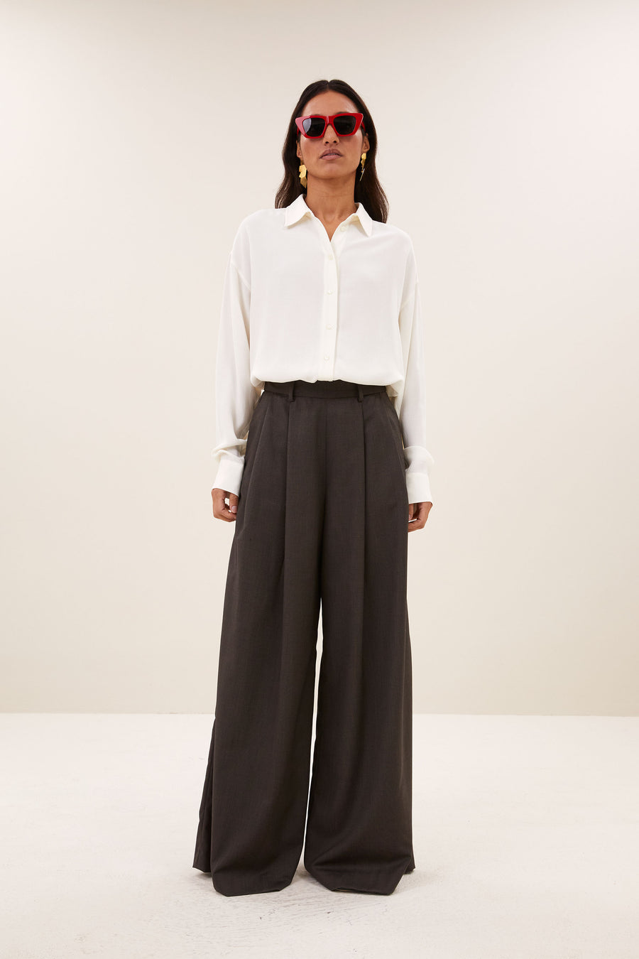 kris viscose blouse | ivory