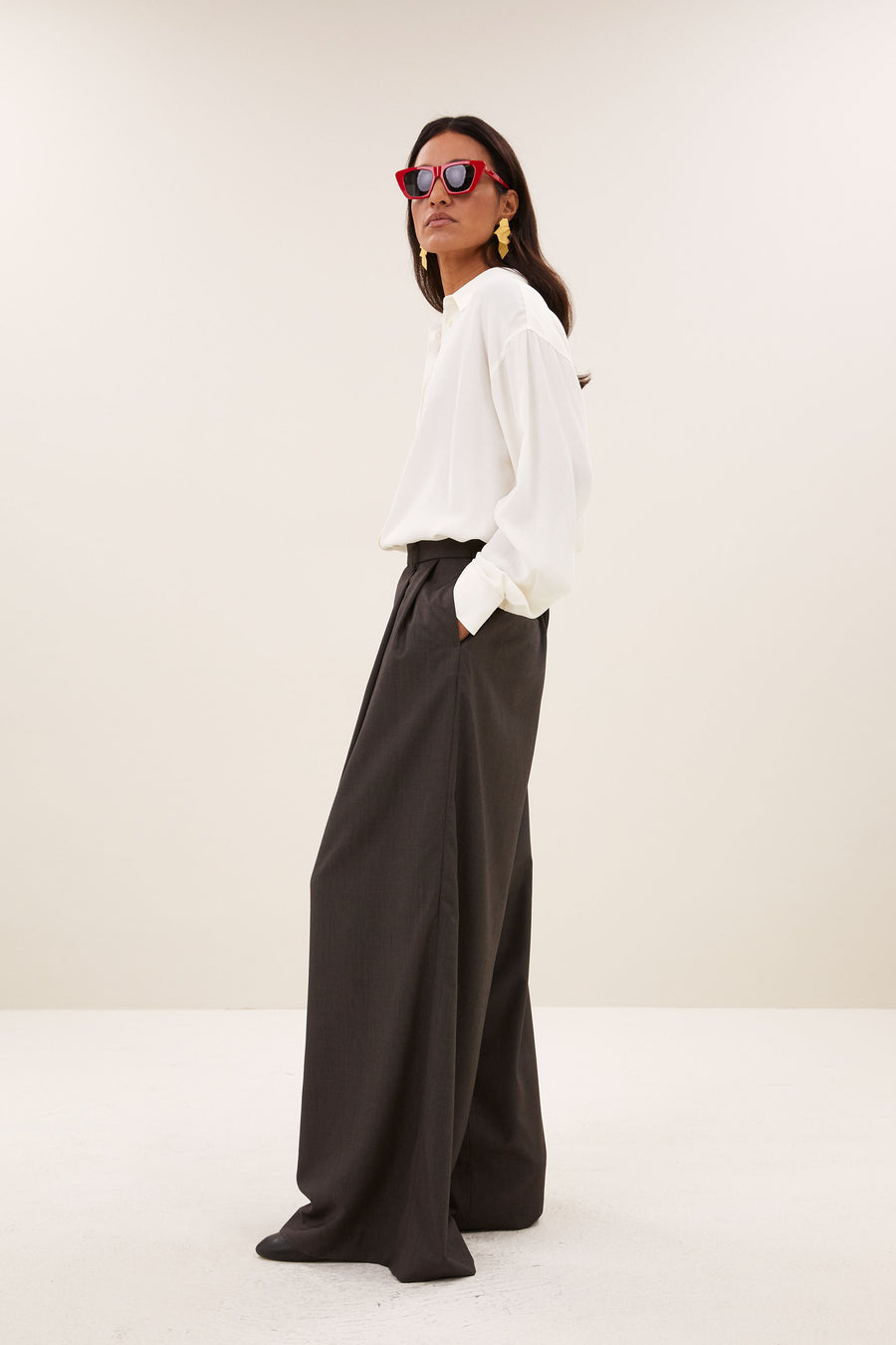 kris viscose blouse | ivory