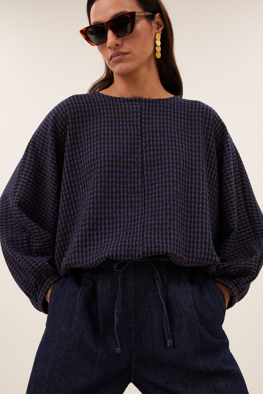 gaya blouse | galaxy check
