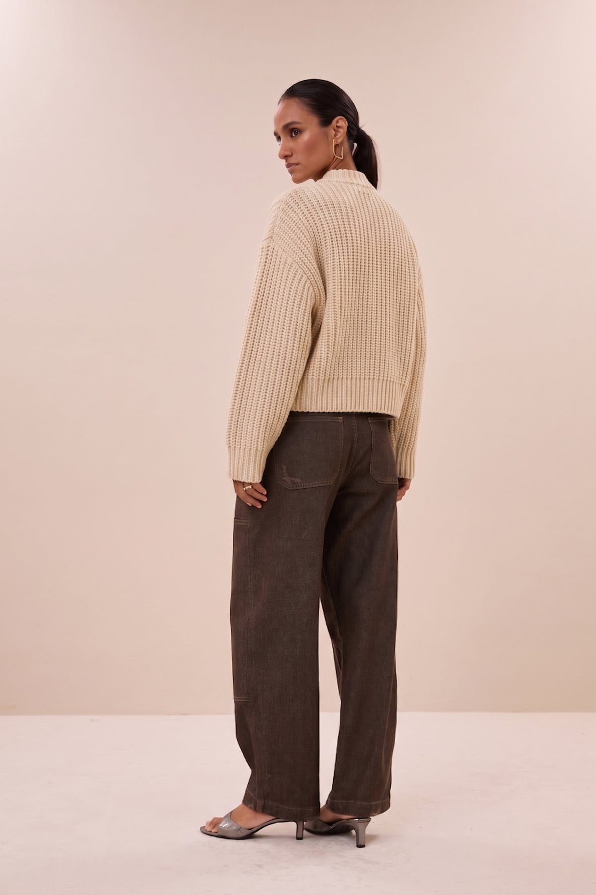 lavi cardigan | chalk