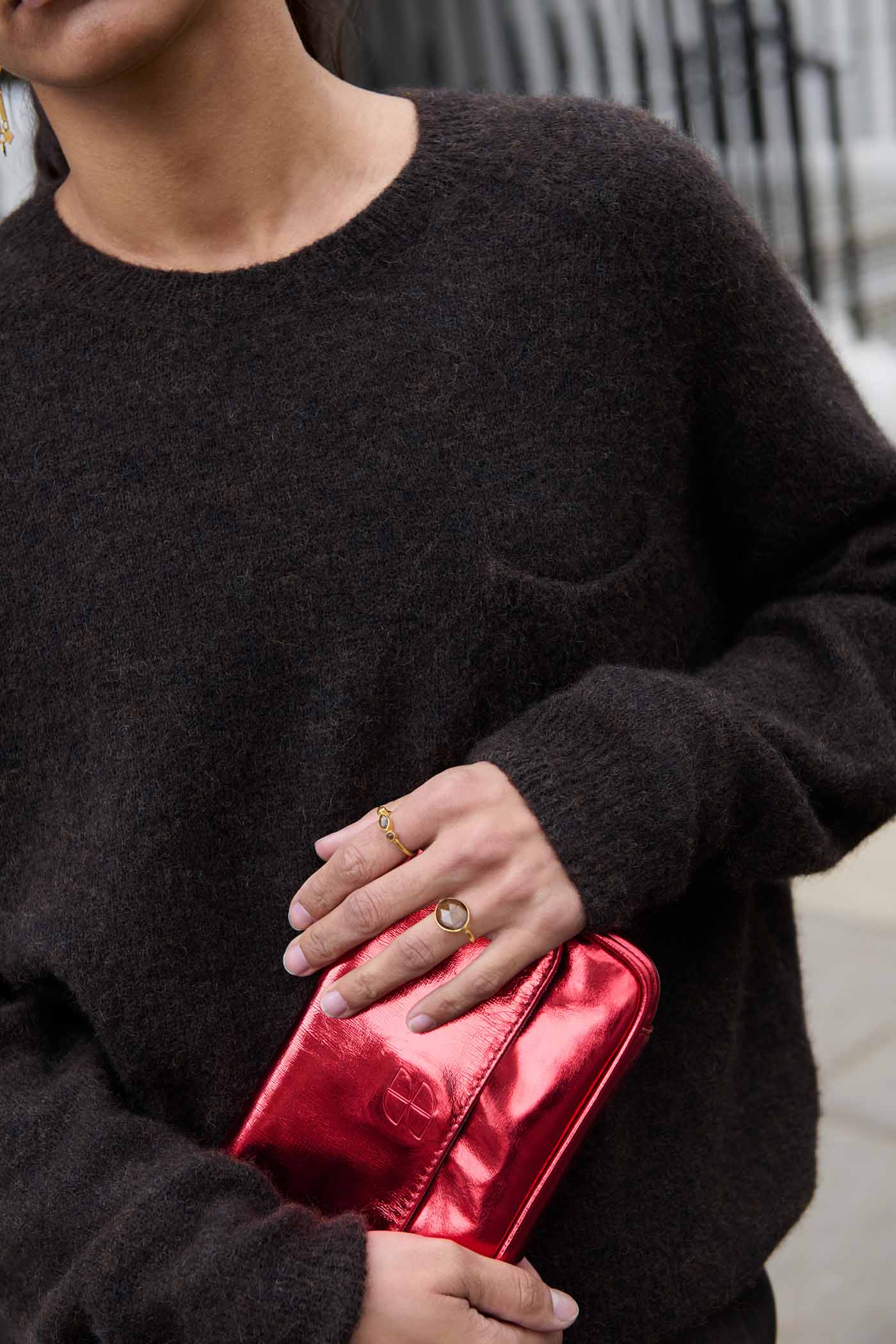 polly pullover | deep brown