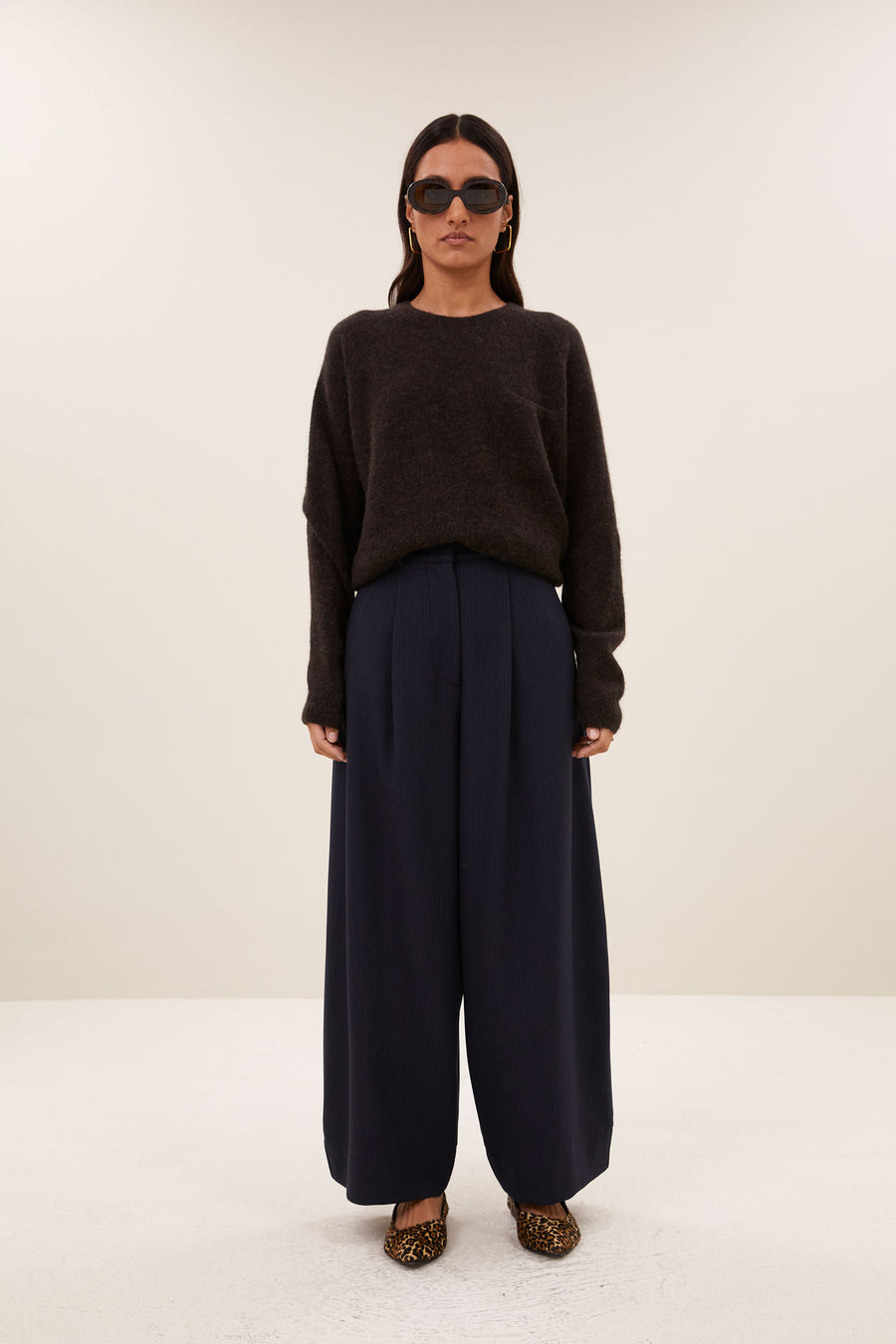 polly pullover | deep brown