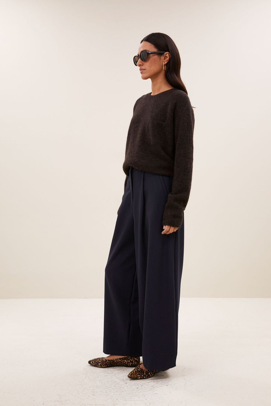polly pullover | deep brown