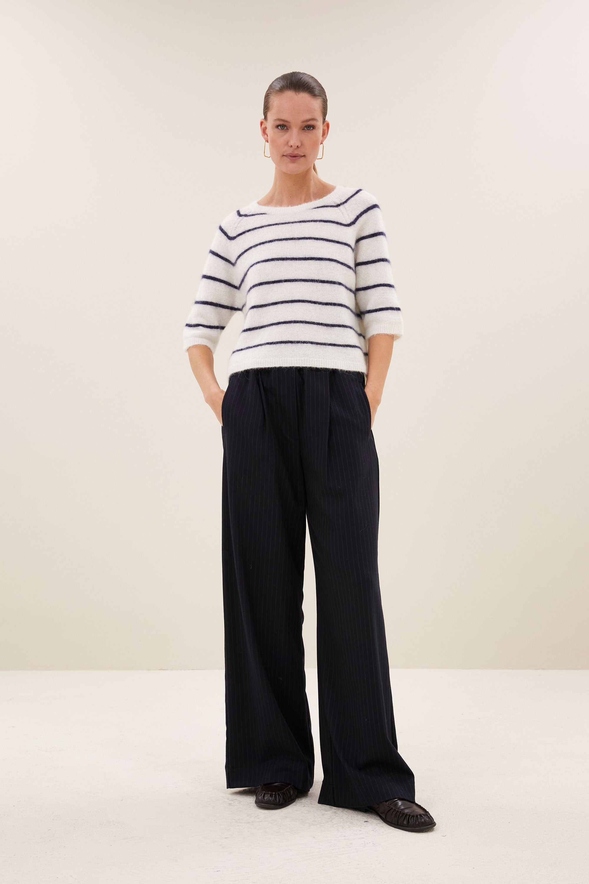 sia pullover | marine stripe