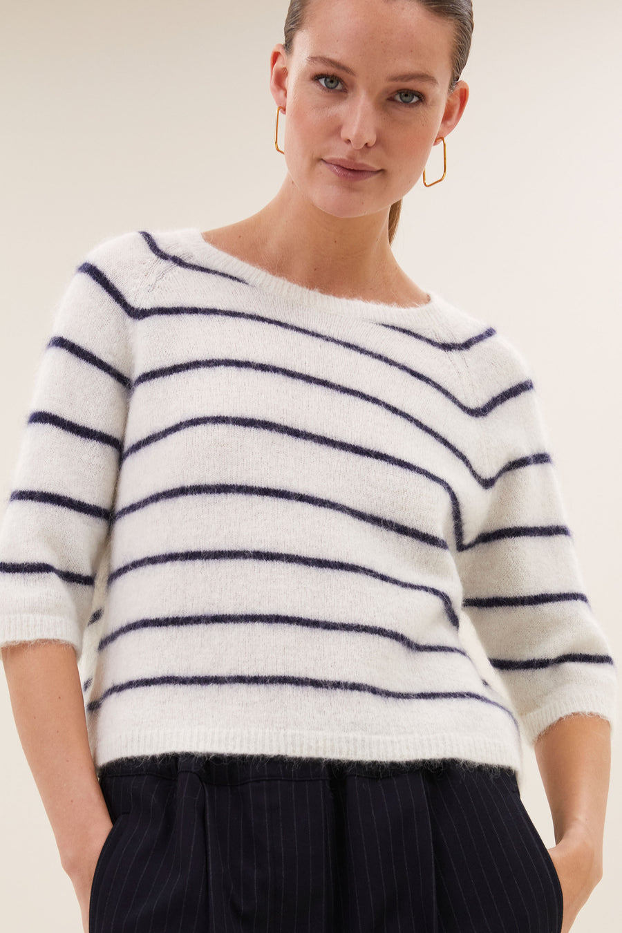 sia pullover | marine stripe