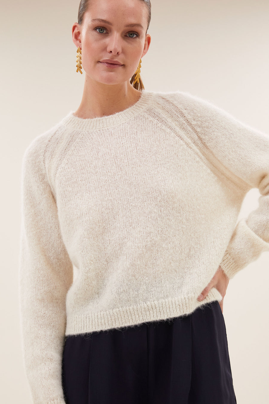 falon pullover | off white
