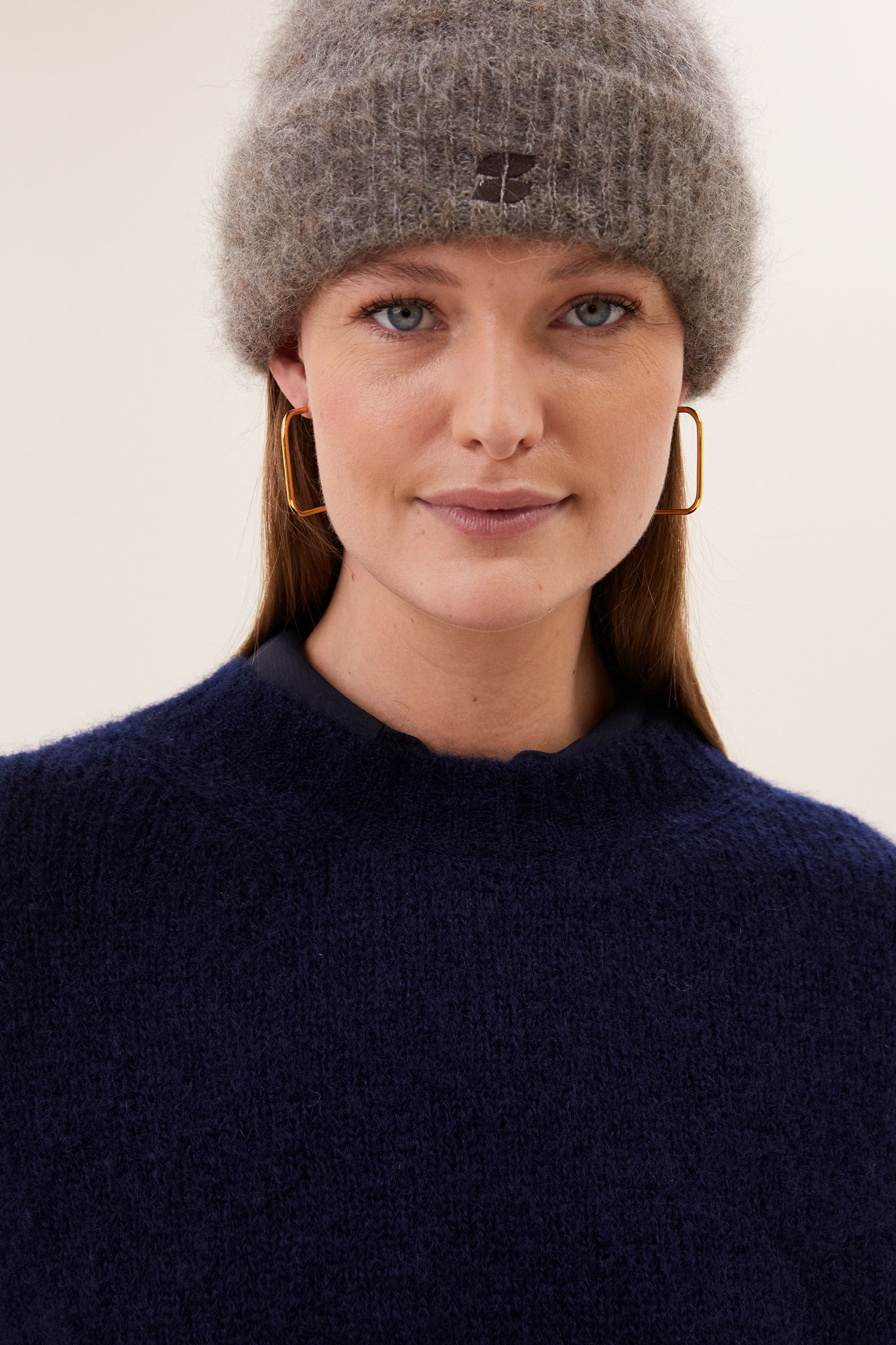 logo norton beanie | dark biscuit
