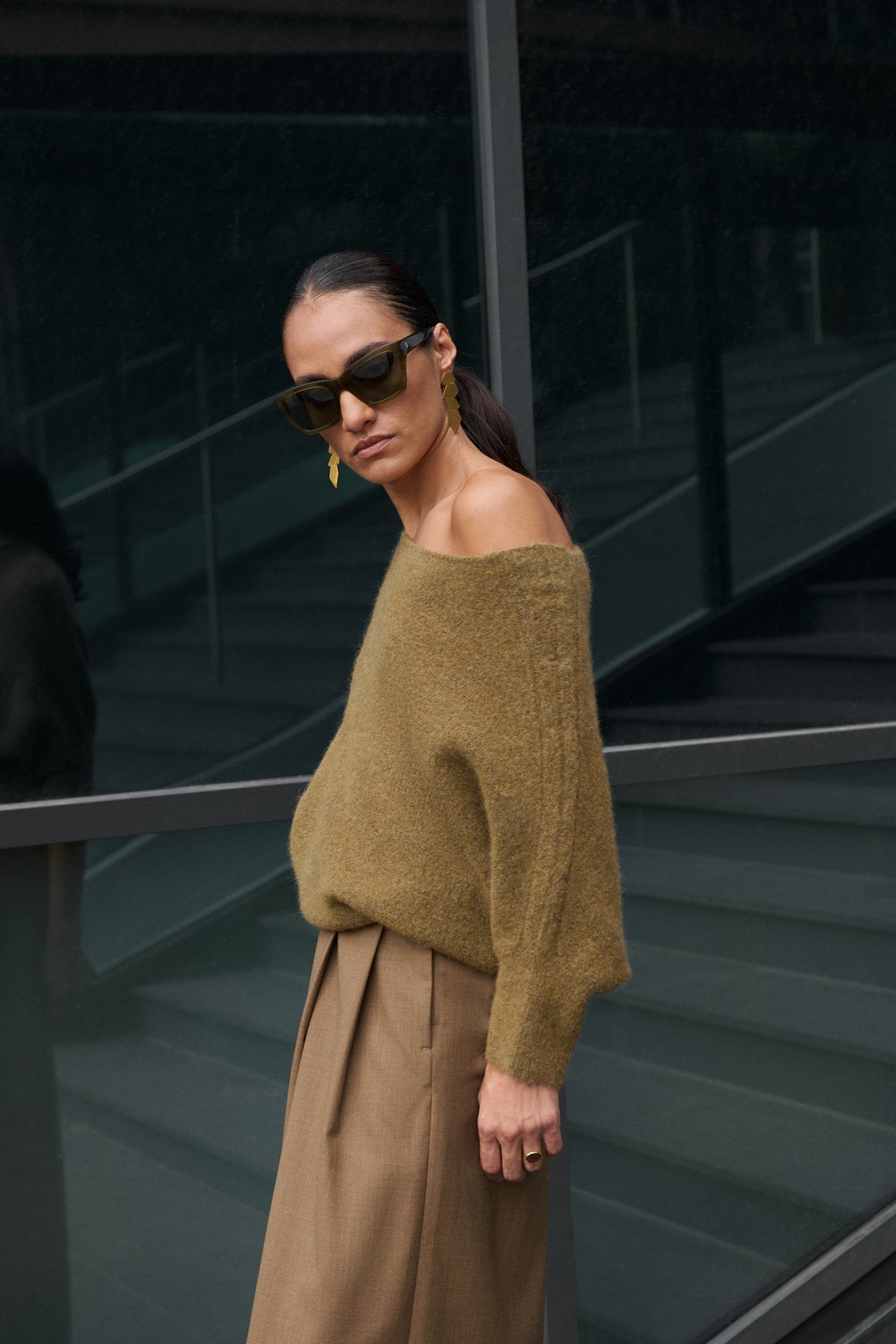 kyoto pullover | golden olive