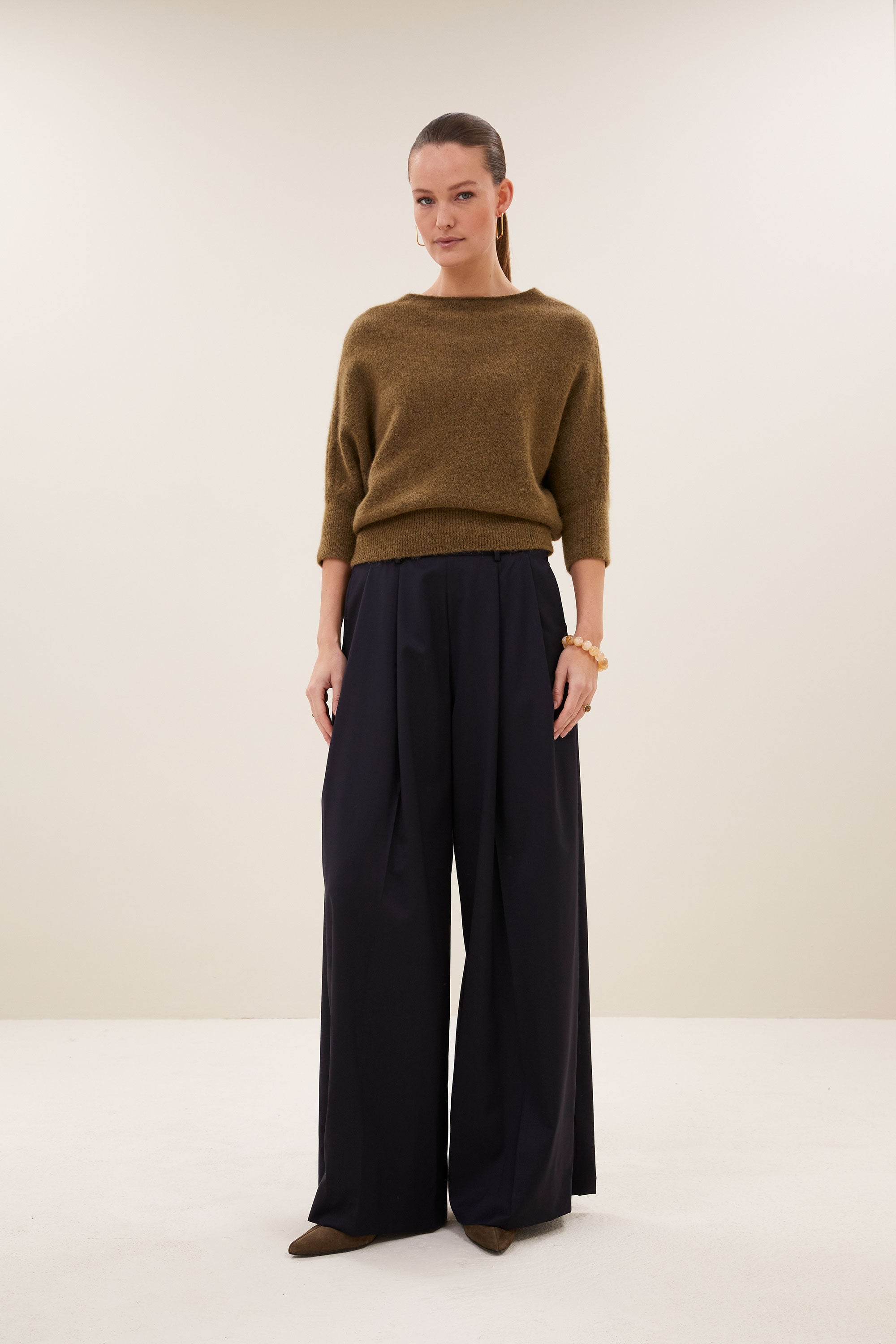 kyoto pullover | golden olive