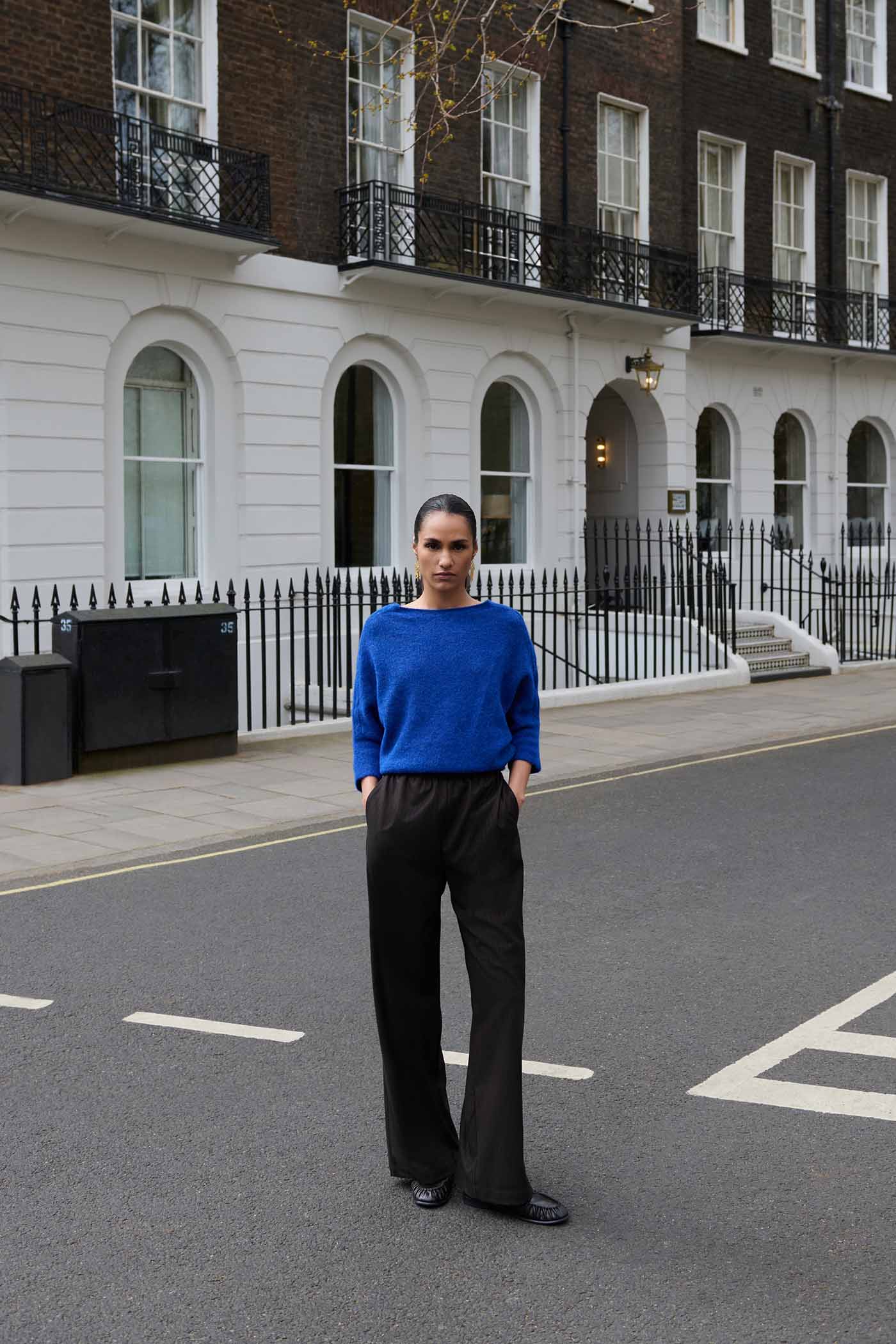 kyoto pullover | queens blue