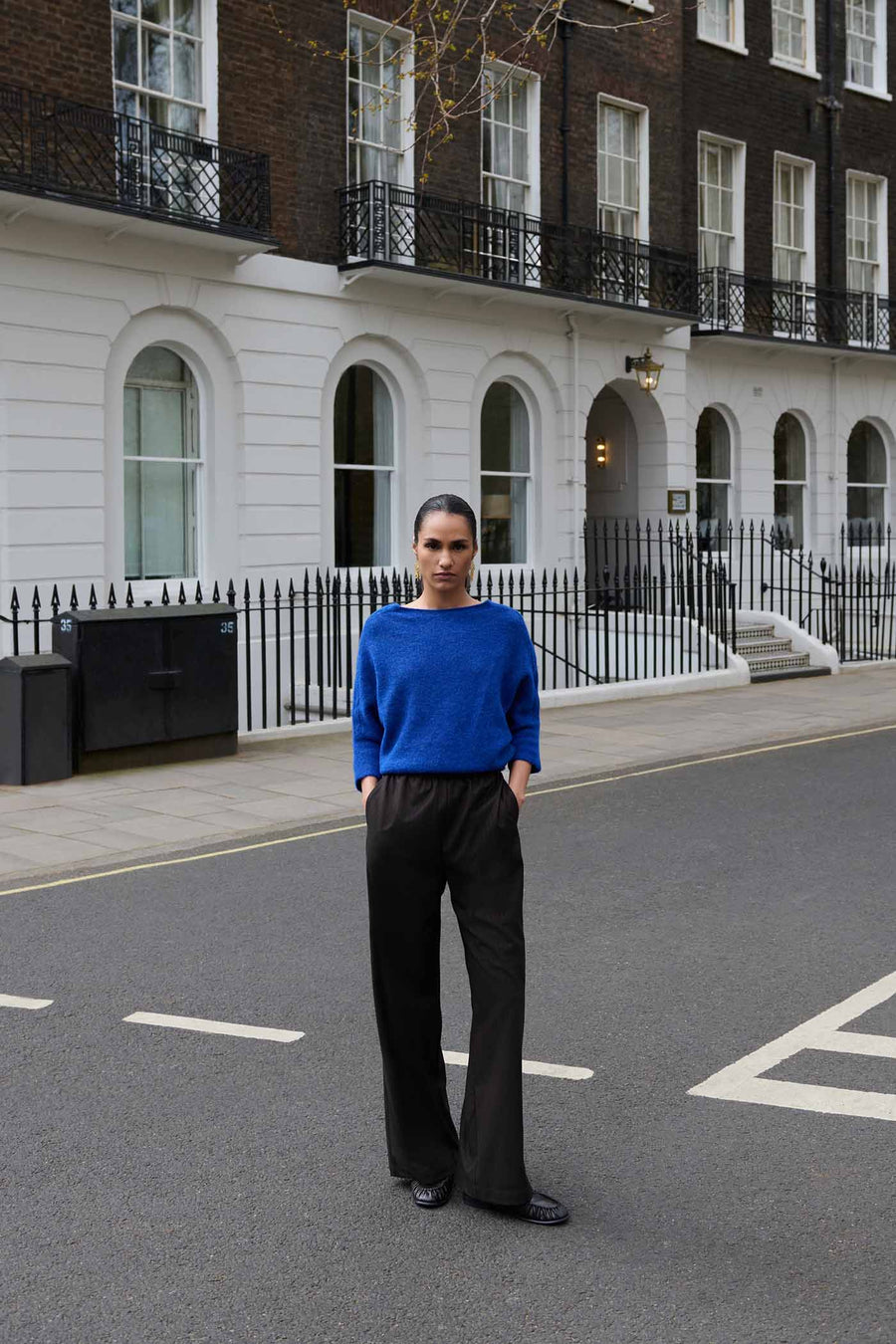 kyoto pullover | queens blue