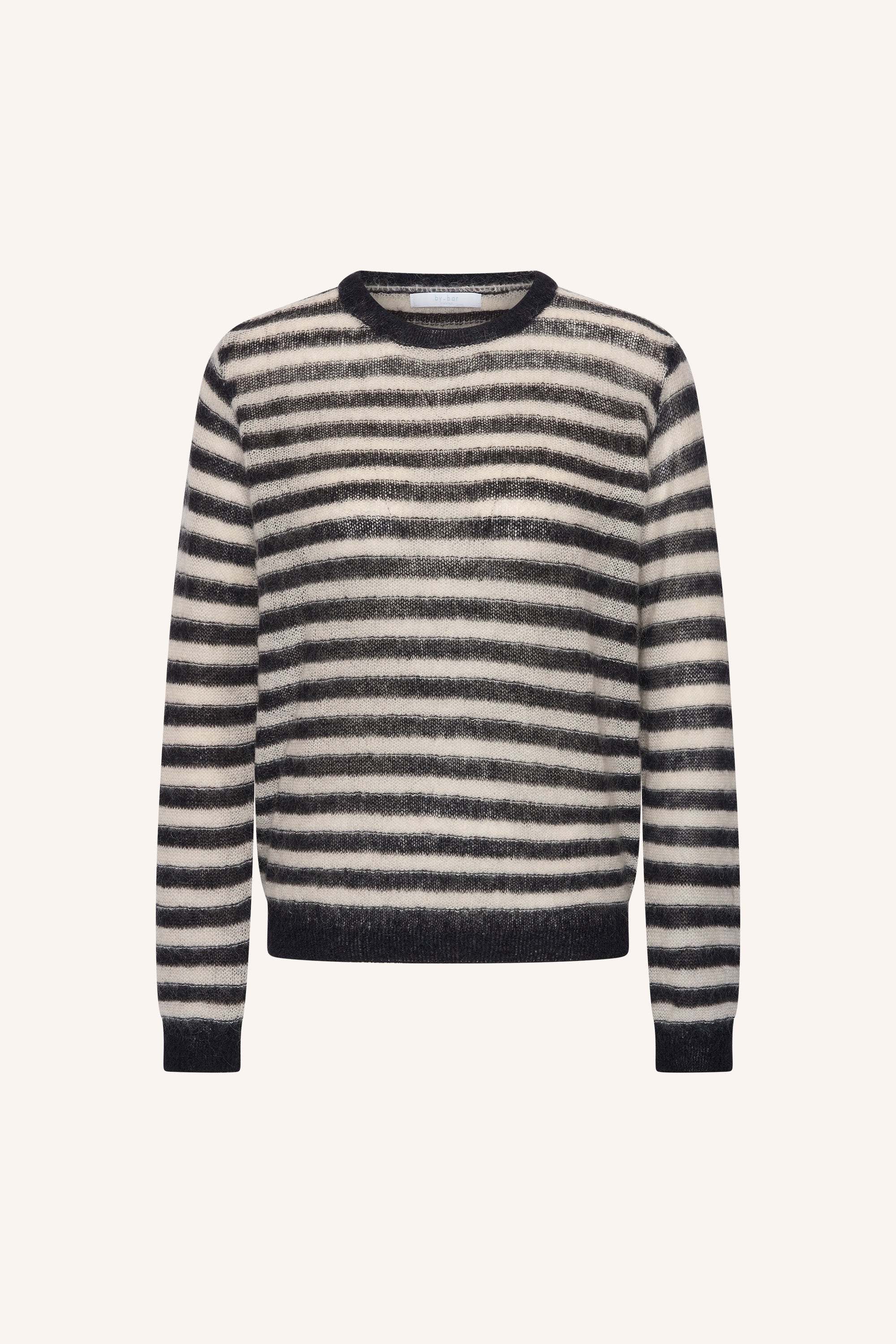 gwen pullover | black white stripe