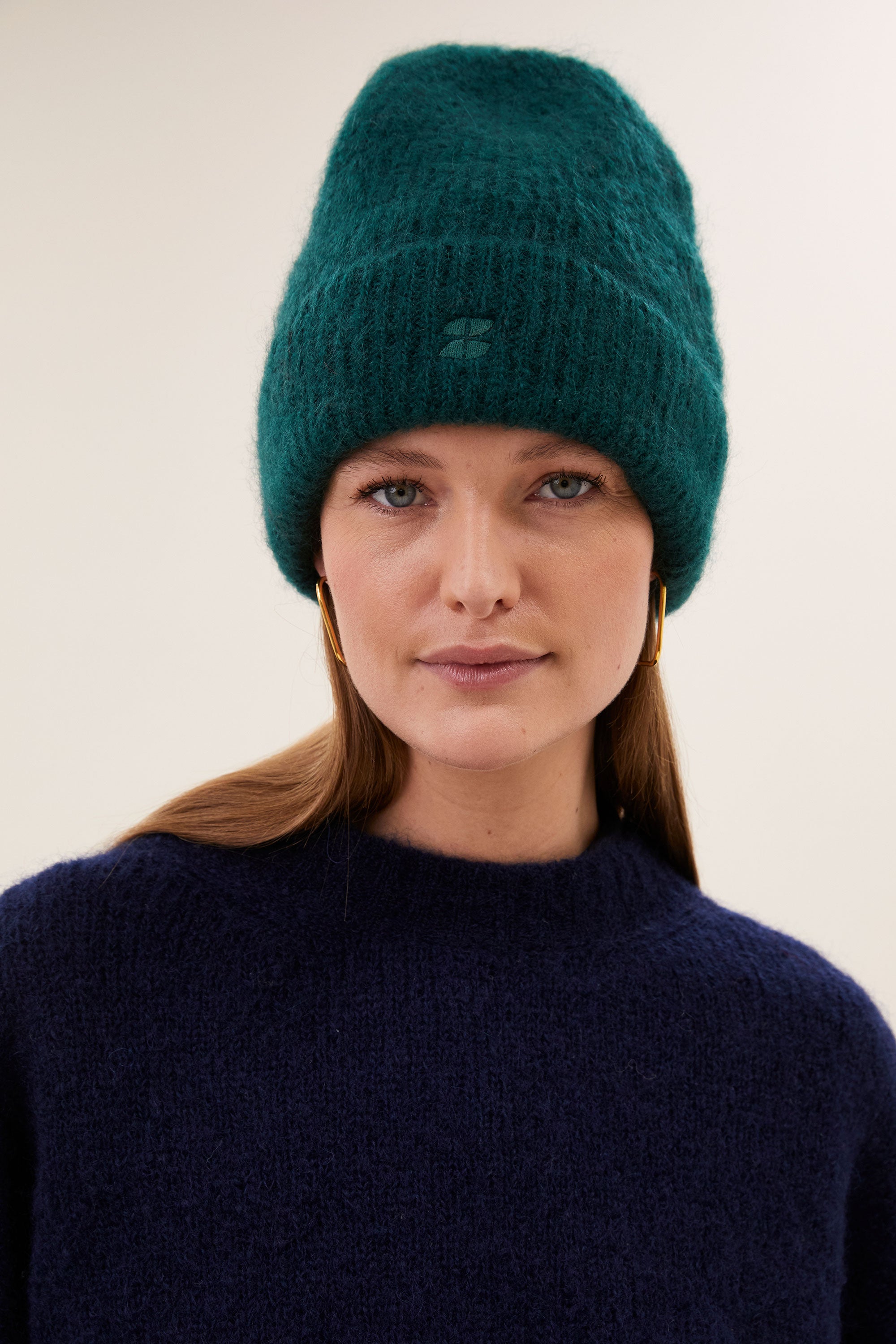 logo beanie | dark green
