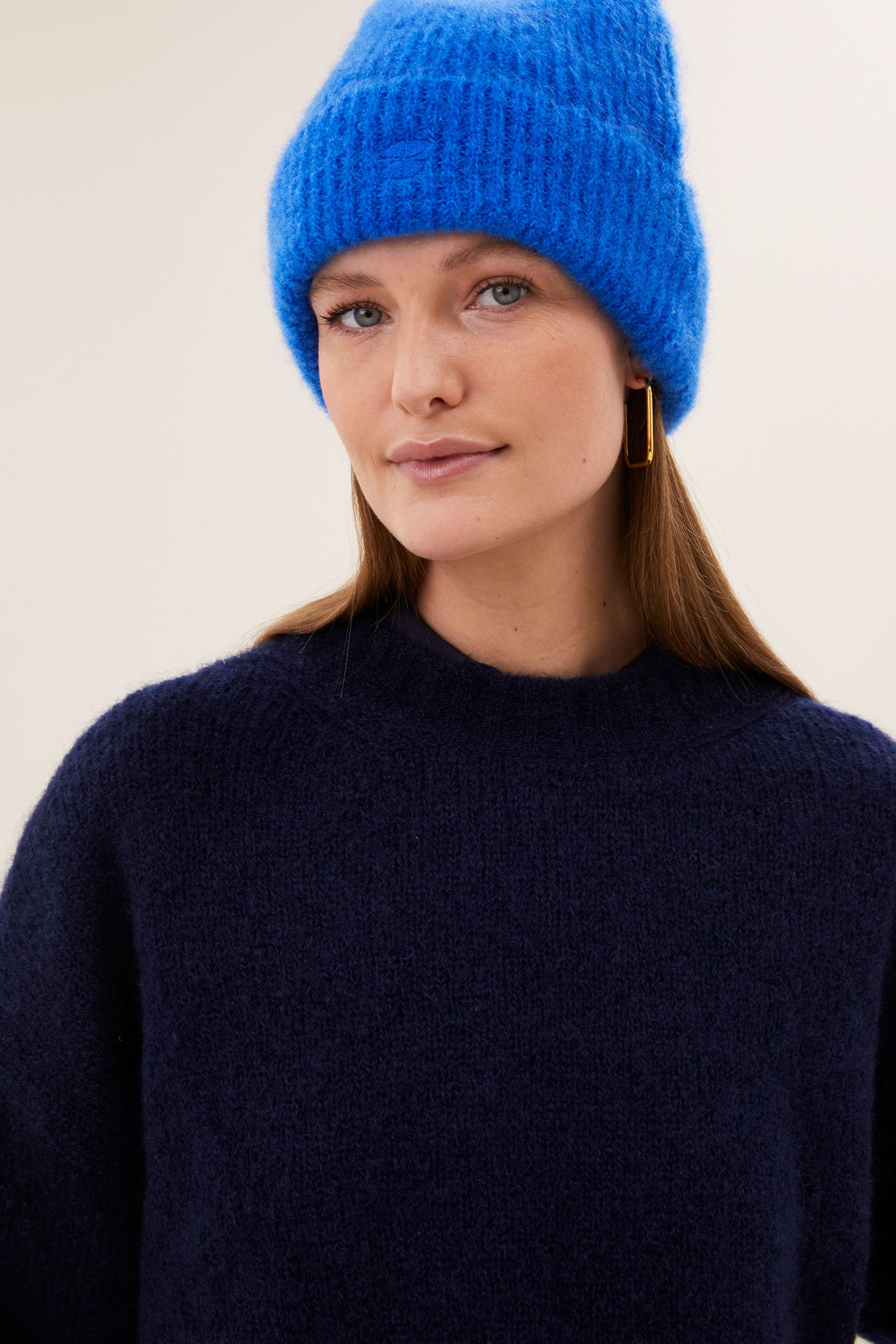 logo beanie | kingsblue