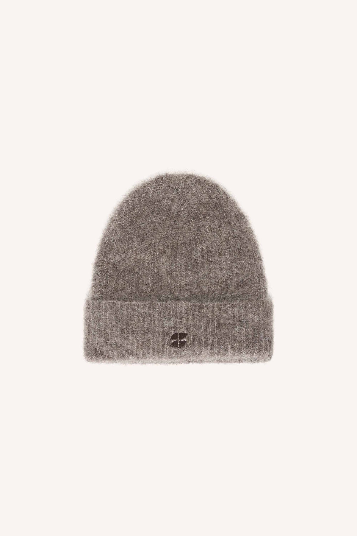 logo norton beanie | dark biscuit