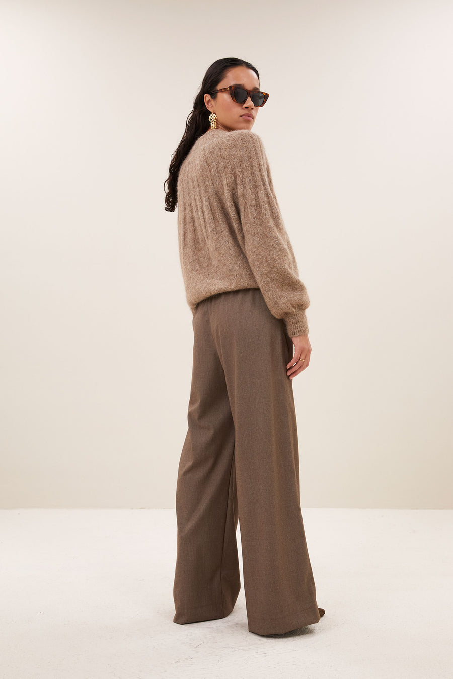 benji melange pants | biscuit melee