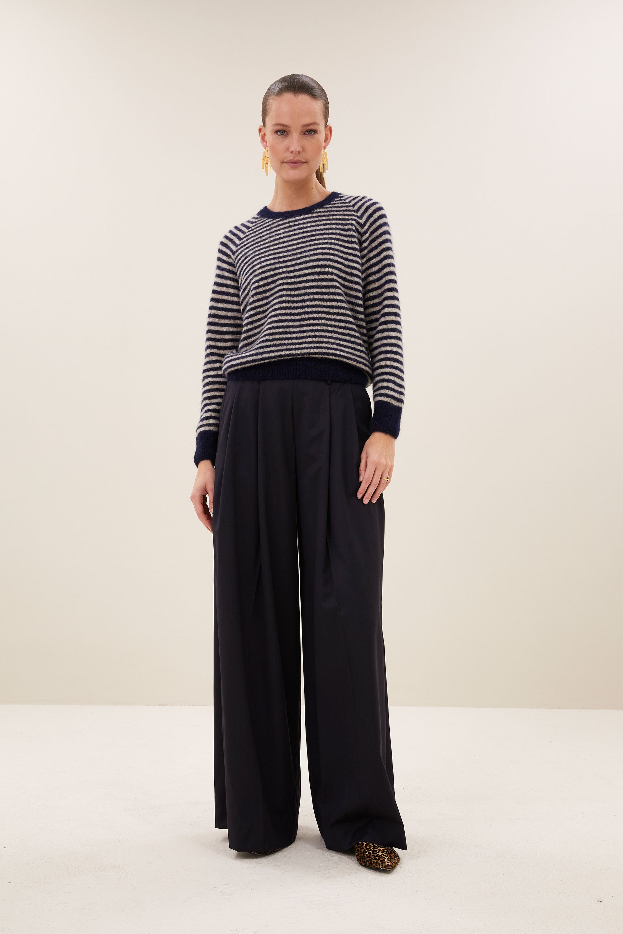 sef solid pants | dark navy
