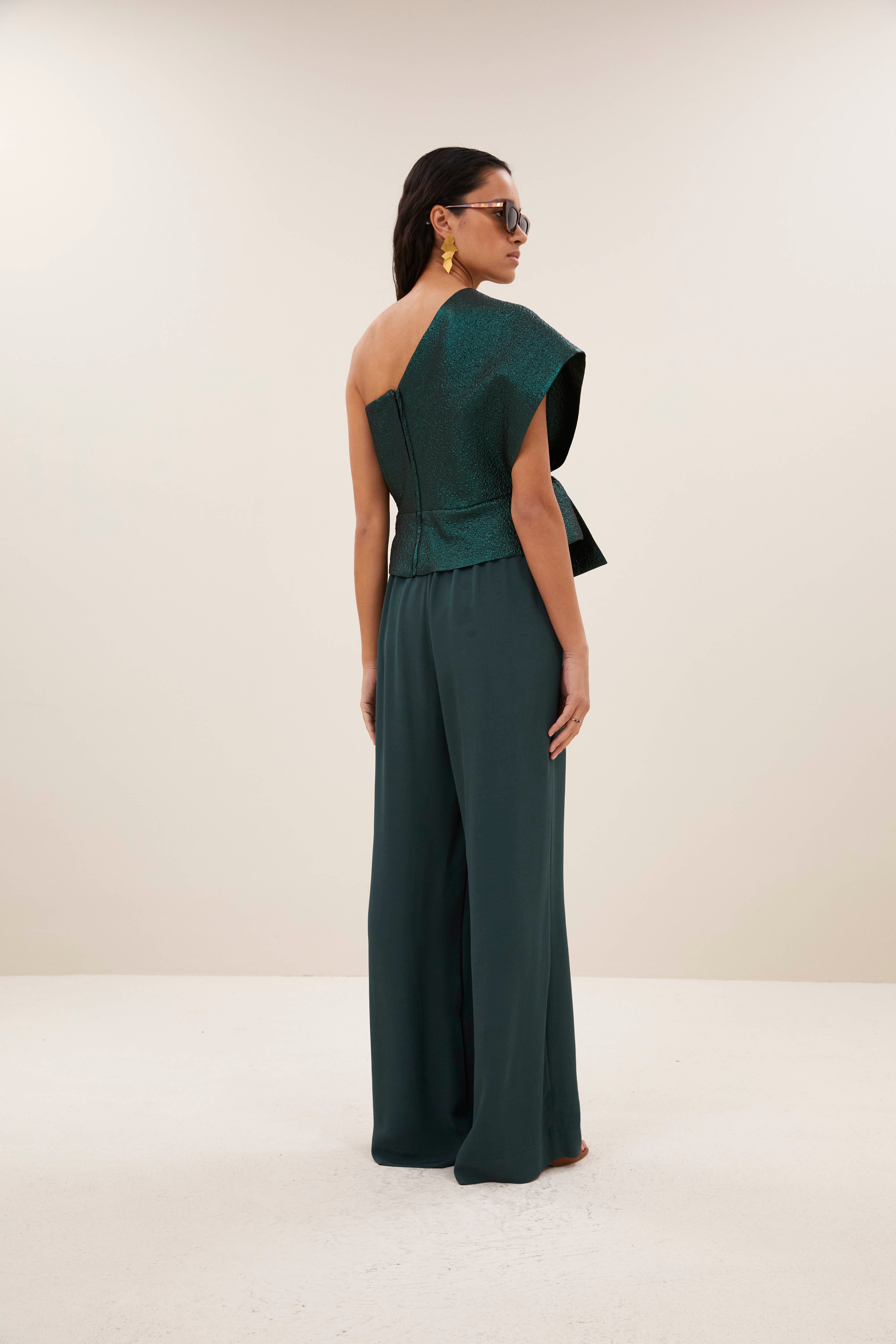 pants-benji viscose pants dried basil sfeerbeeld-by-bar-